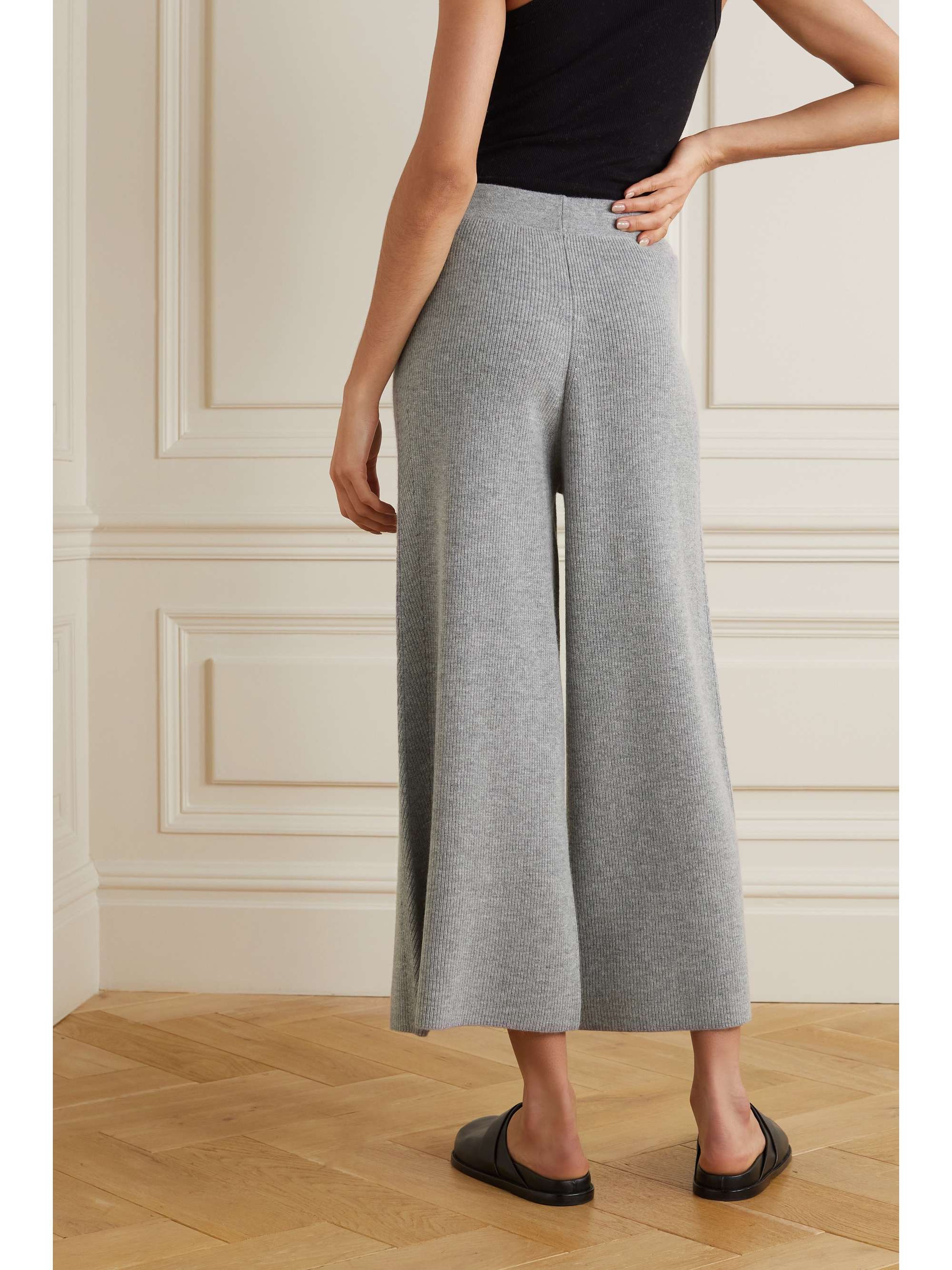 HYKE WIDE RIBBED PANTS リブニットパンツ ランキング第1位 odessa