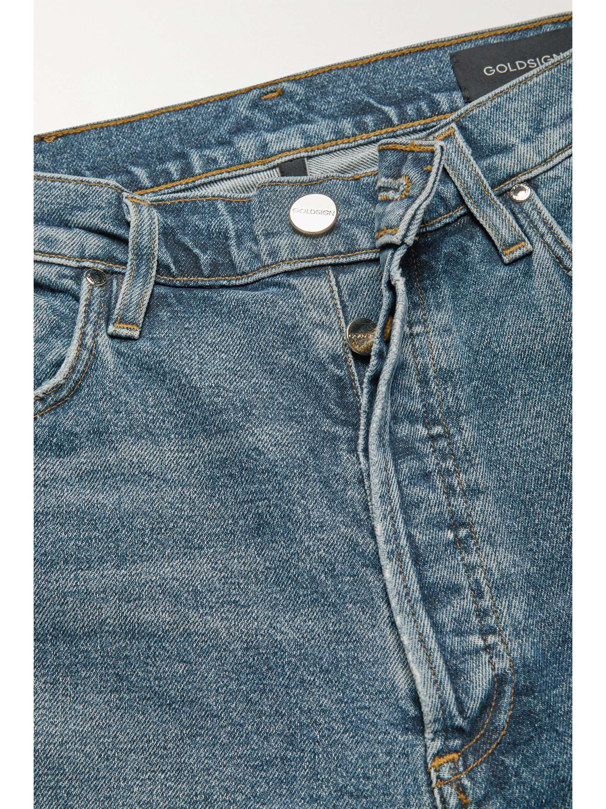 GOLDSIGN Lawler high-rise slim-leg jeans