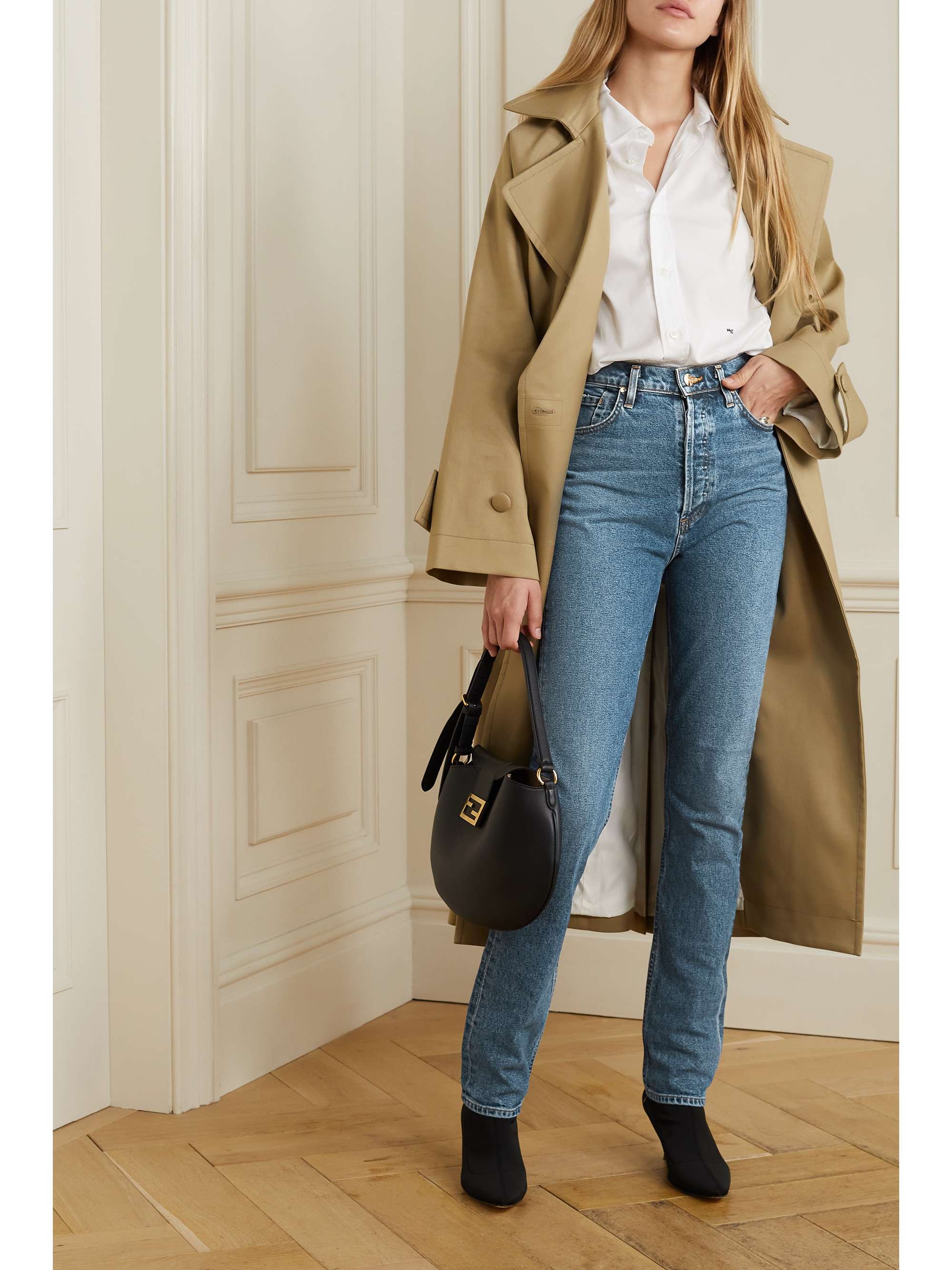 GOLDSIGN Lawler high-rise slim-leg jeans