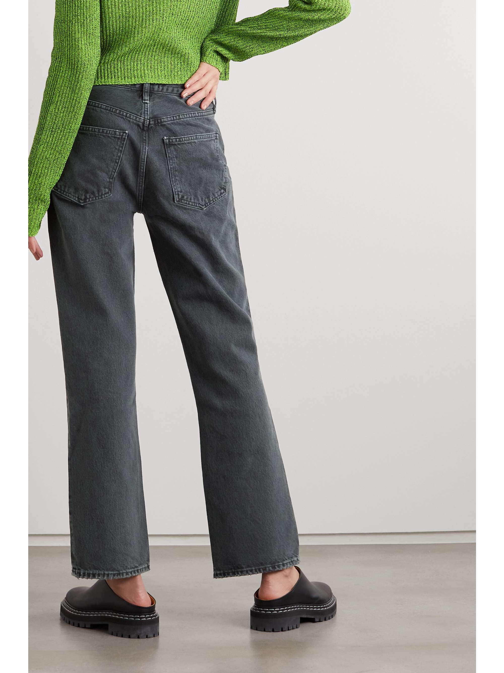 AGOLDE + NET SUSTAIN Mid Rise Relaxed Boot organic jeans