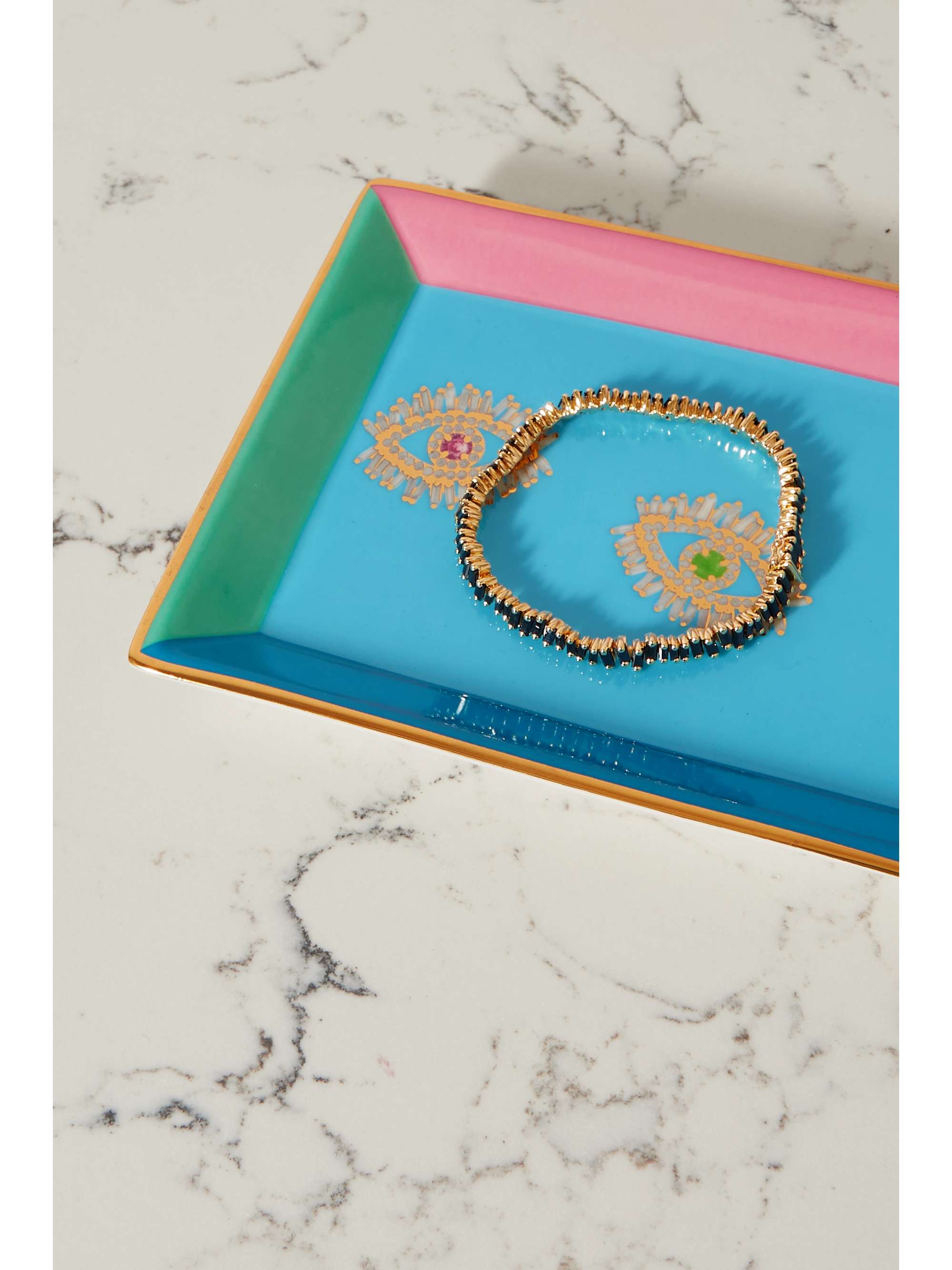 SUZANNE KALAN Porcelain jewelry tray