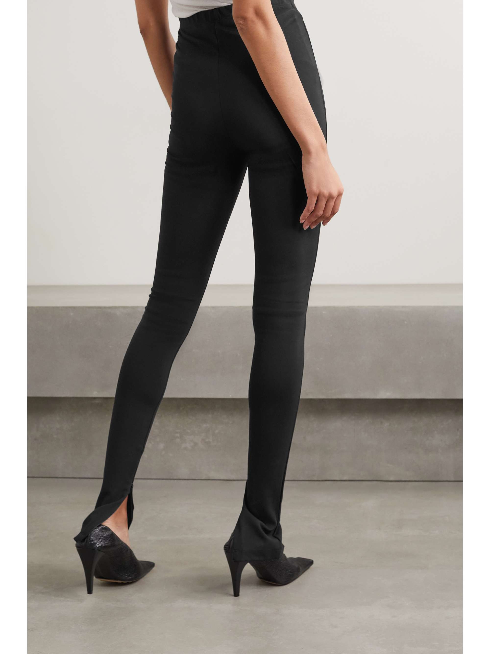 WARDROBE.NYC Stretchponte leggings NETAPORTER