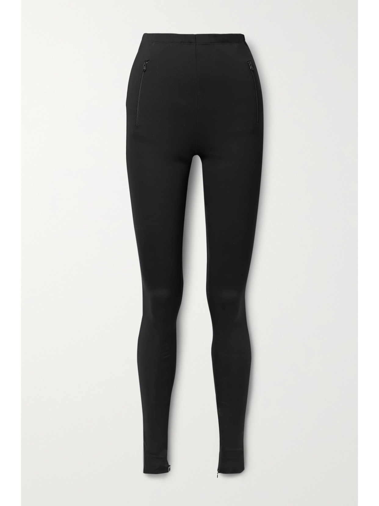 Wardrobe.nyc Stretch-ponte Leggings In Black