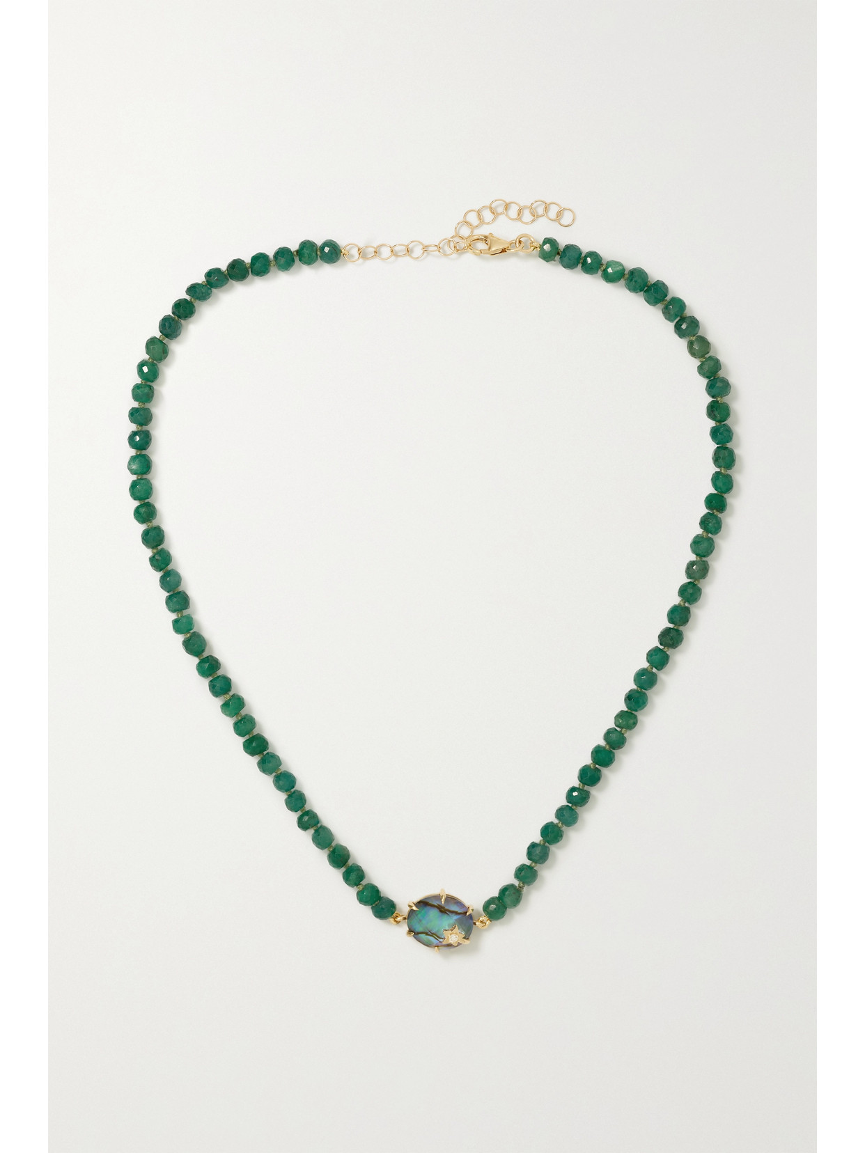 Andrea Fohrman - Mini Galaxy 14-karat Gold Multi-stone Doublet Necklace - one size 22 Awaiting product image