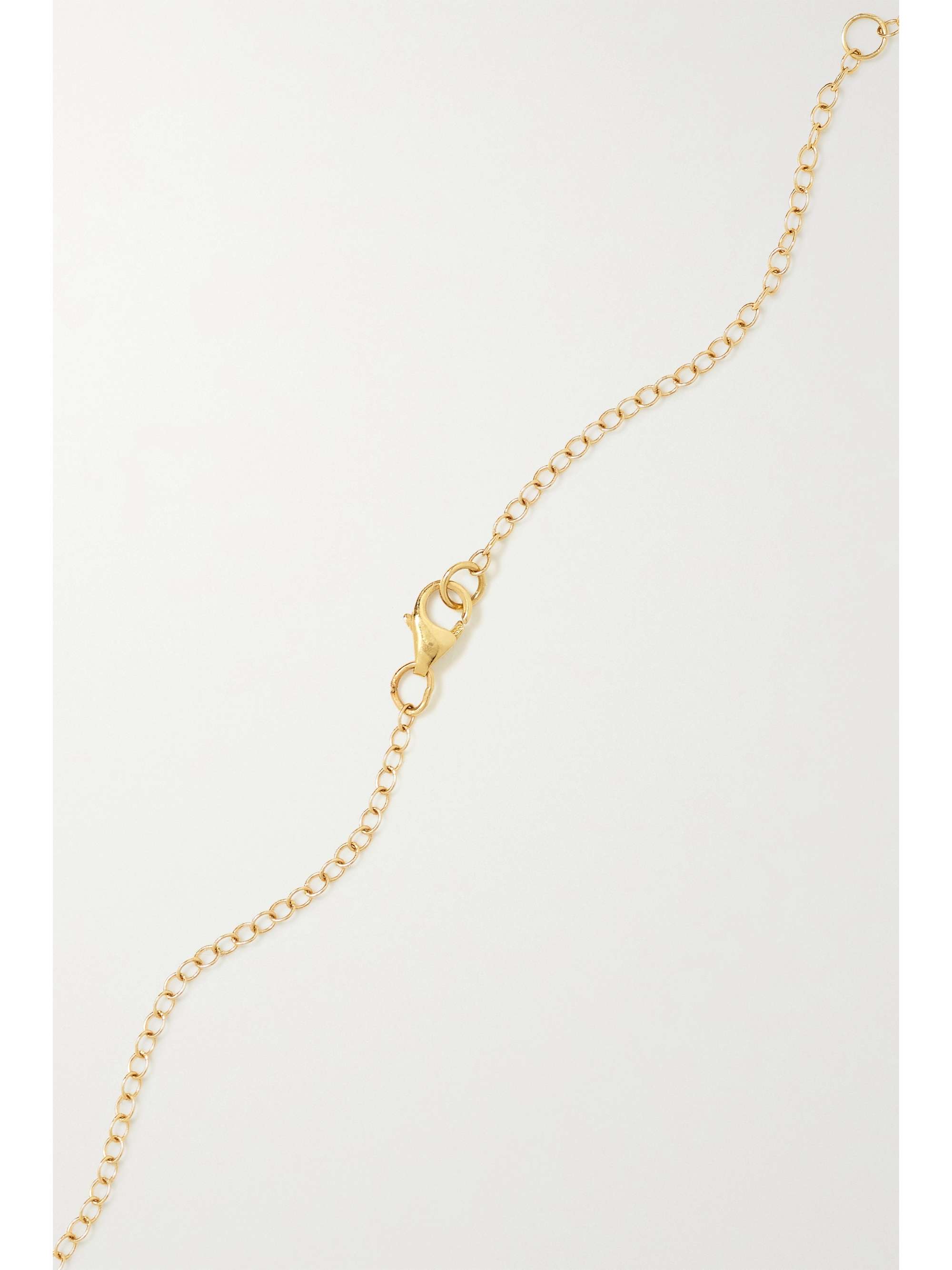 ANDREA FOHRMAN 14-karat gold multi-stone doublet necklace