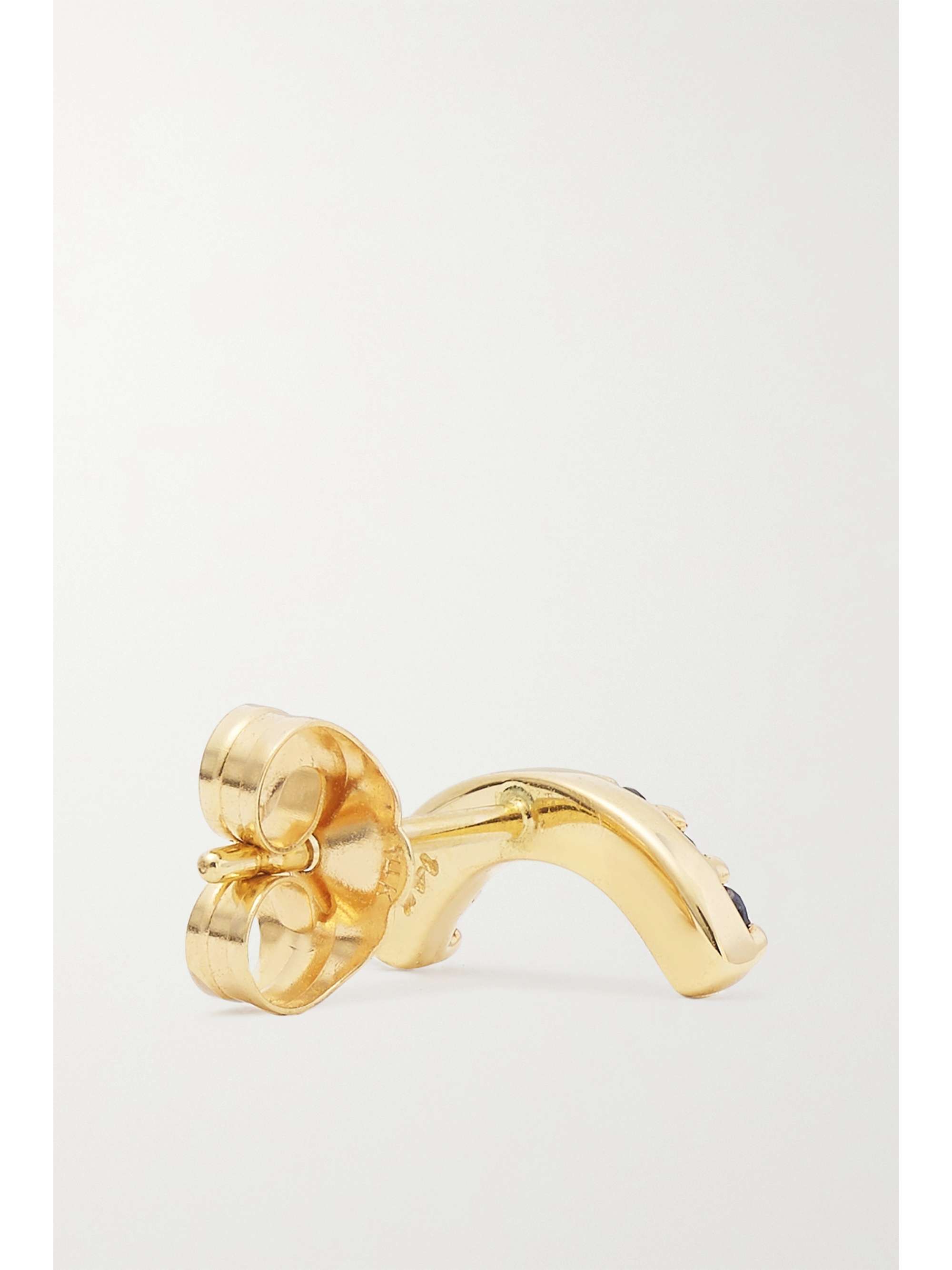 ANDREA FOHRMAN 14-karat gold sapphire earring