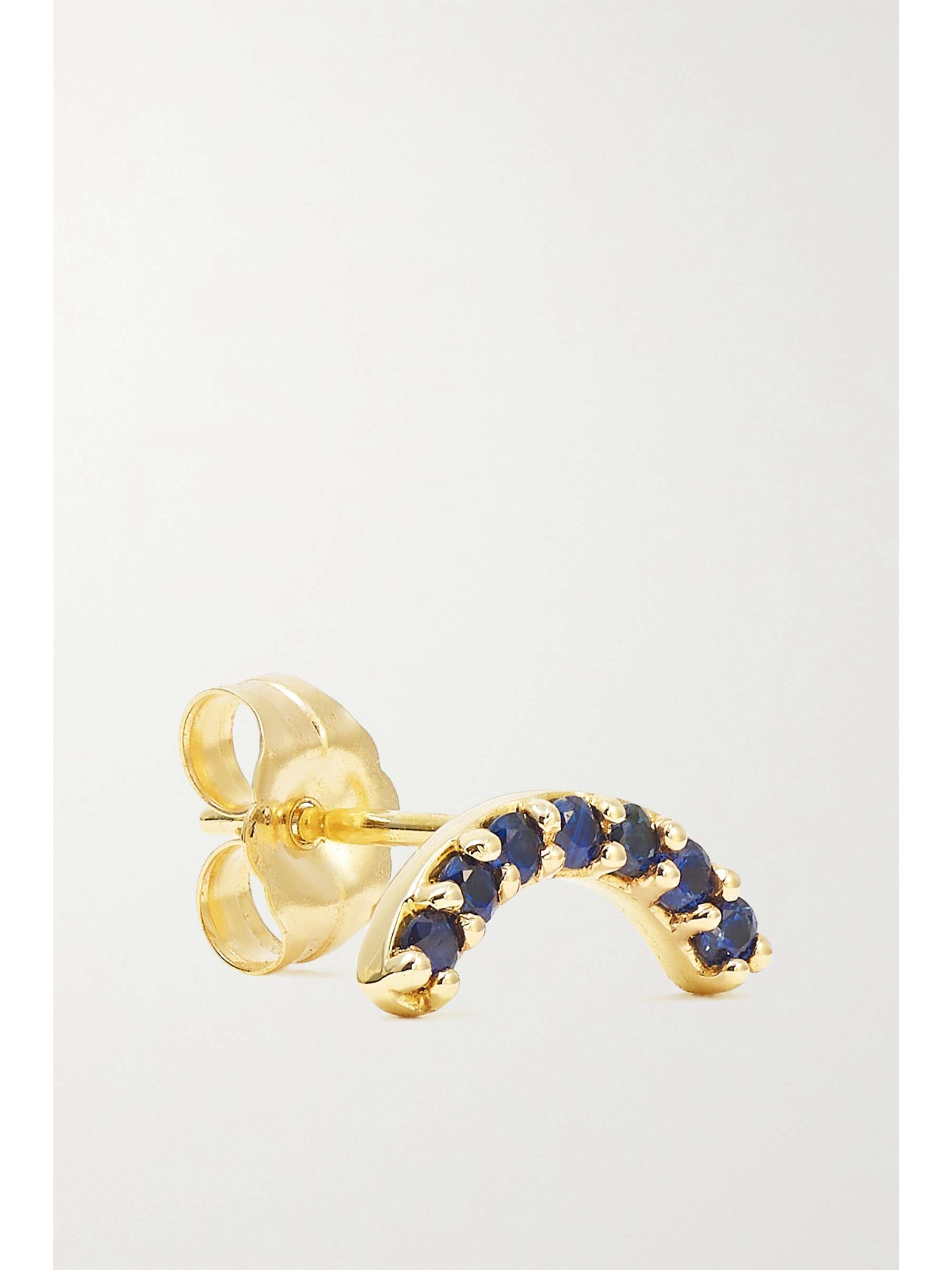 ANDREA FOHRMAN 14-karat gold sapphire earring