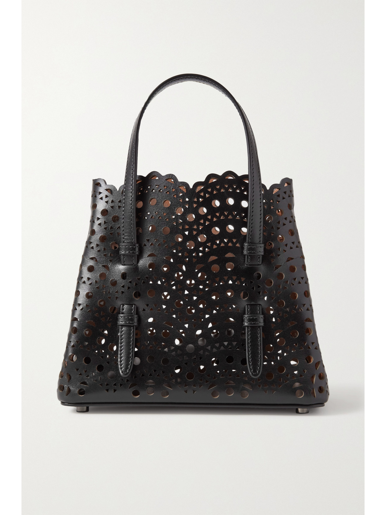 Alaïa Mina Mini Laser-cut Leather Tote