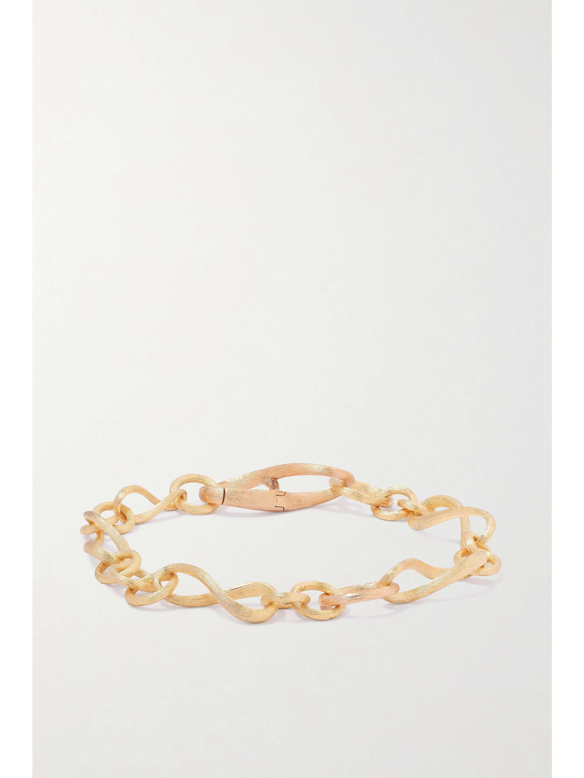OLE LYNGGAARD COPENHAGEN Love small 18-karat yellow and rose gold bracelet