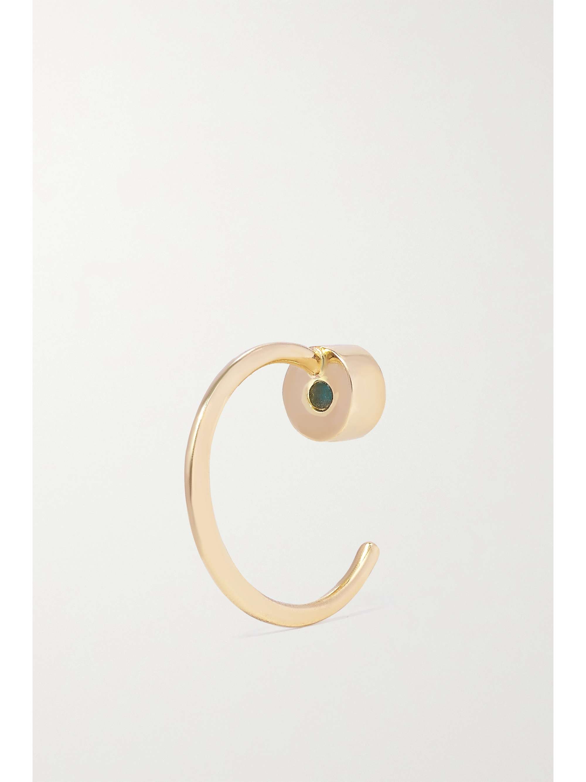 MELISSA JOY MANNING 14-karat recycled gold turquoise earrings