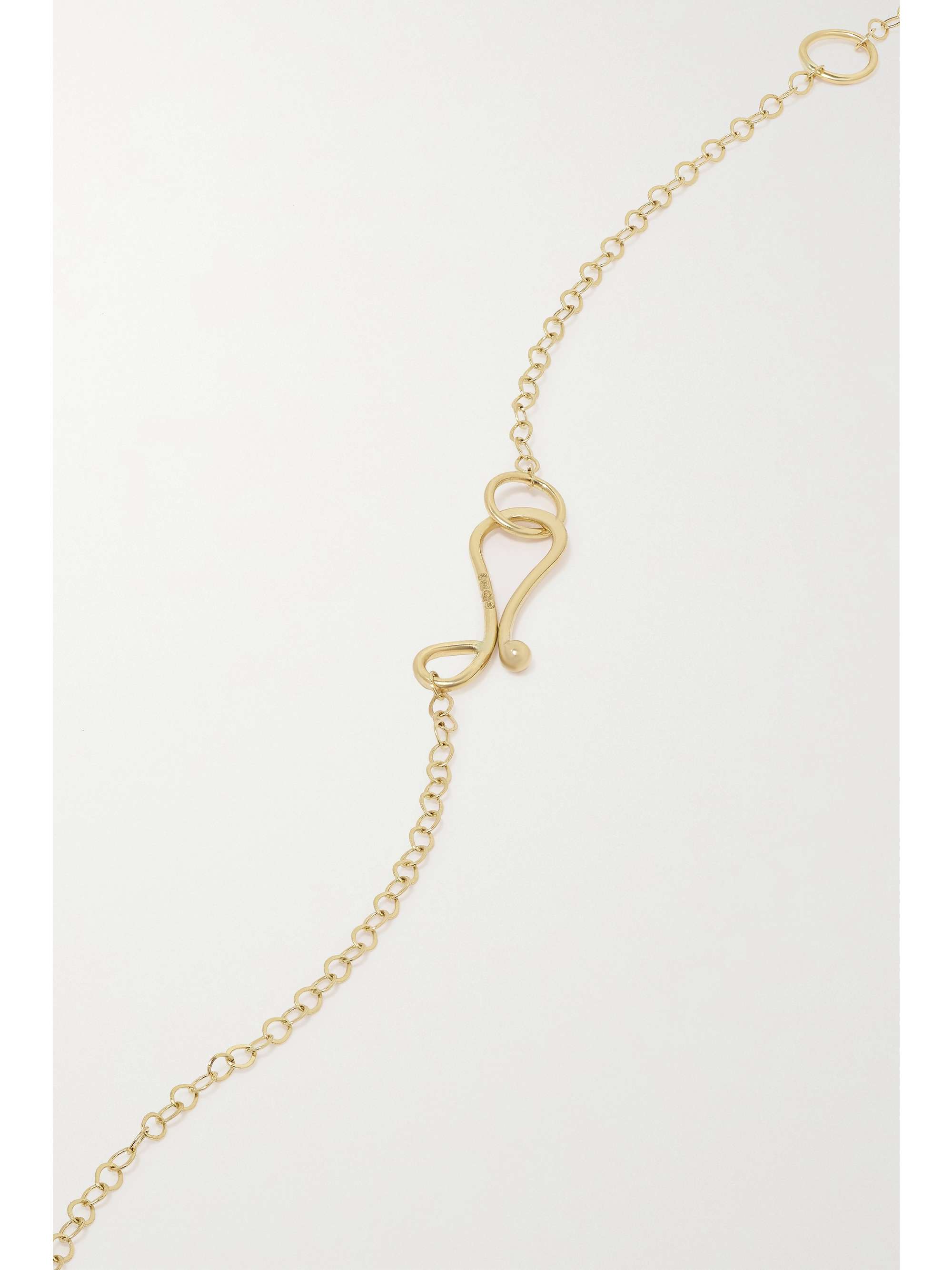 MELISSA JOY MANNING 14-karat recycled gold multi-stone necklace