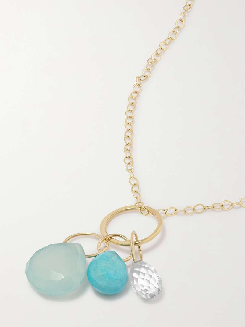 Melissa Joy Manning 14-karat Recycled Gold Multi-stone Necklace