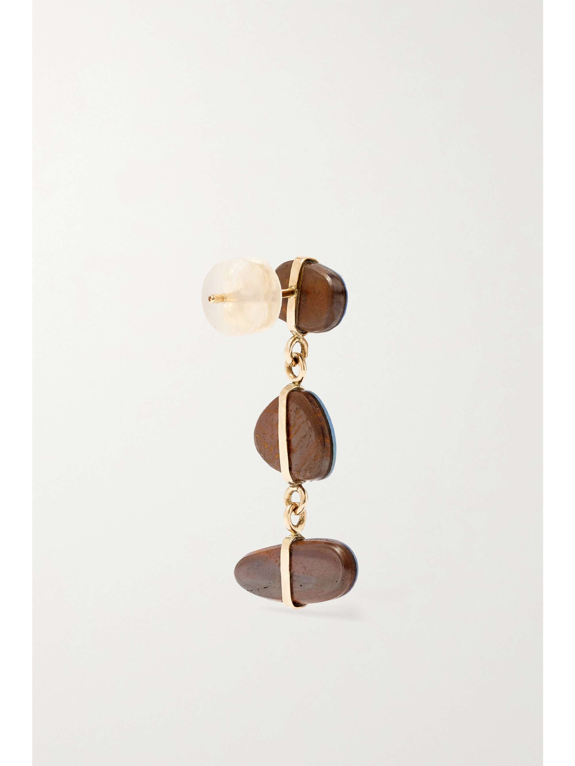 MELISSA JOY MANNING 14-karat recycled gold opal earrings