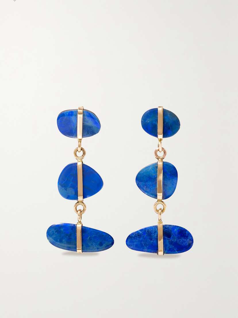 Melissa Joy Manning 14-karat Recycled Gold Opal Earrings