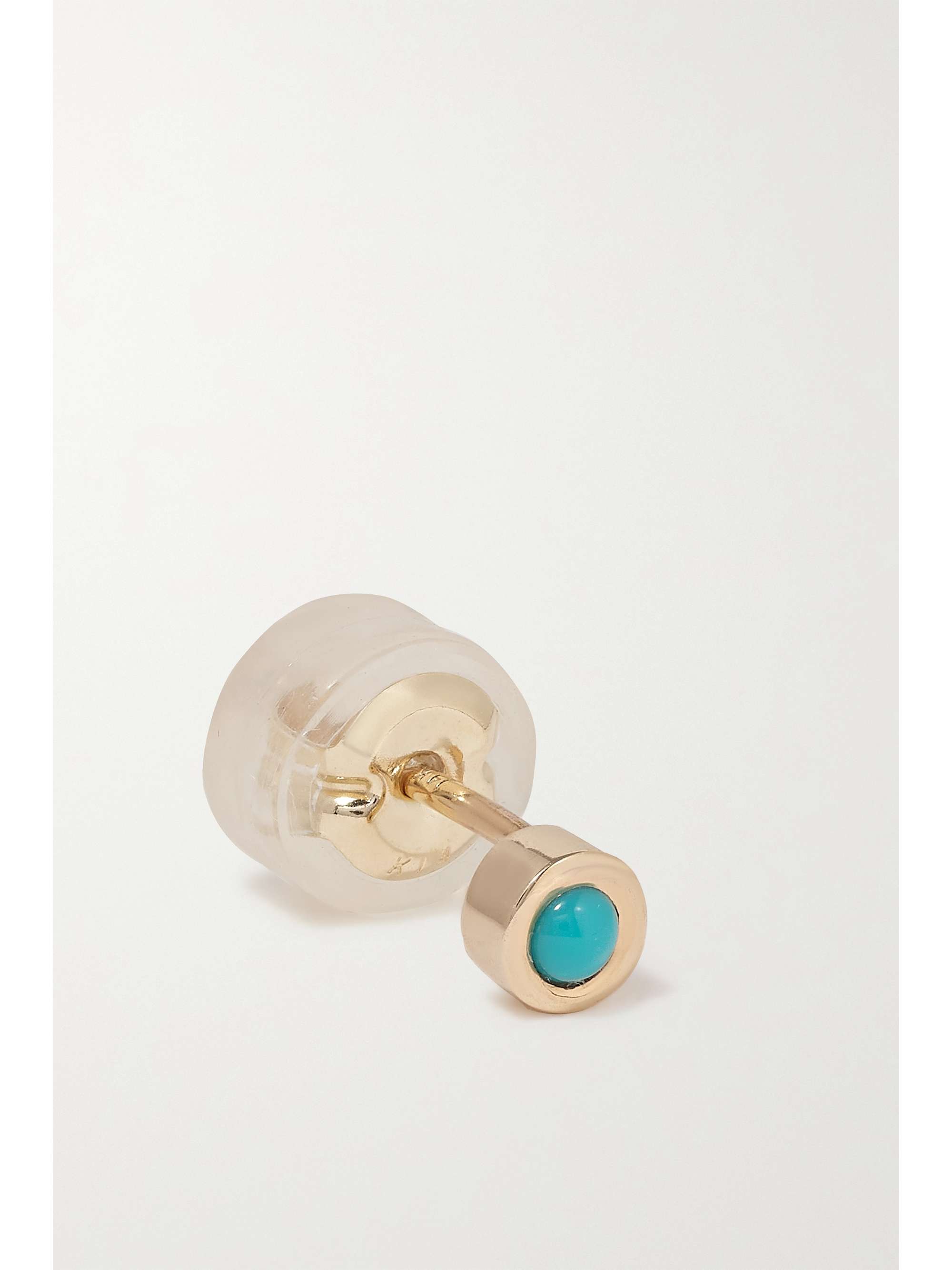 MELISSA JOY MANNING 14-karat recycled gold turquoise earrings