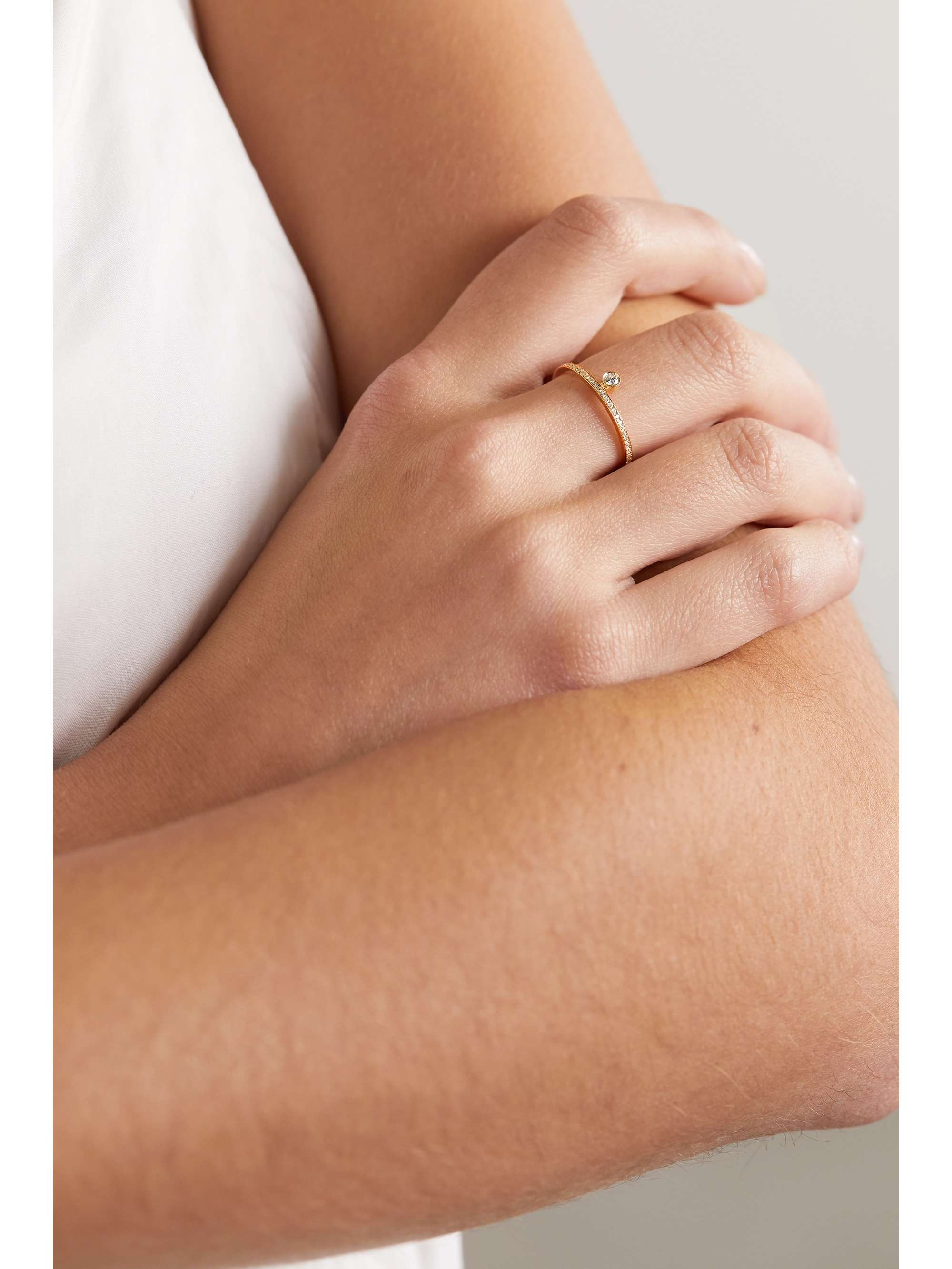 SOPHIE BILLE BRAHE Rue du Soleil 18-karat gold diamond ring