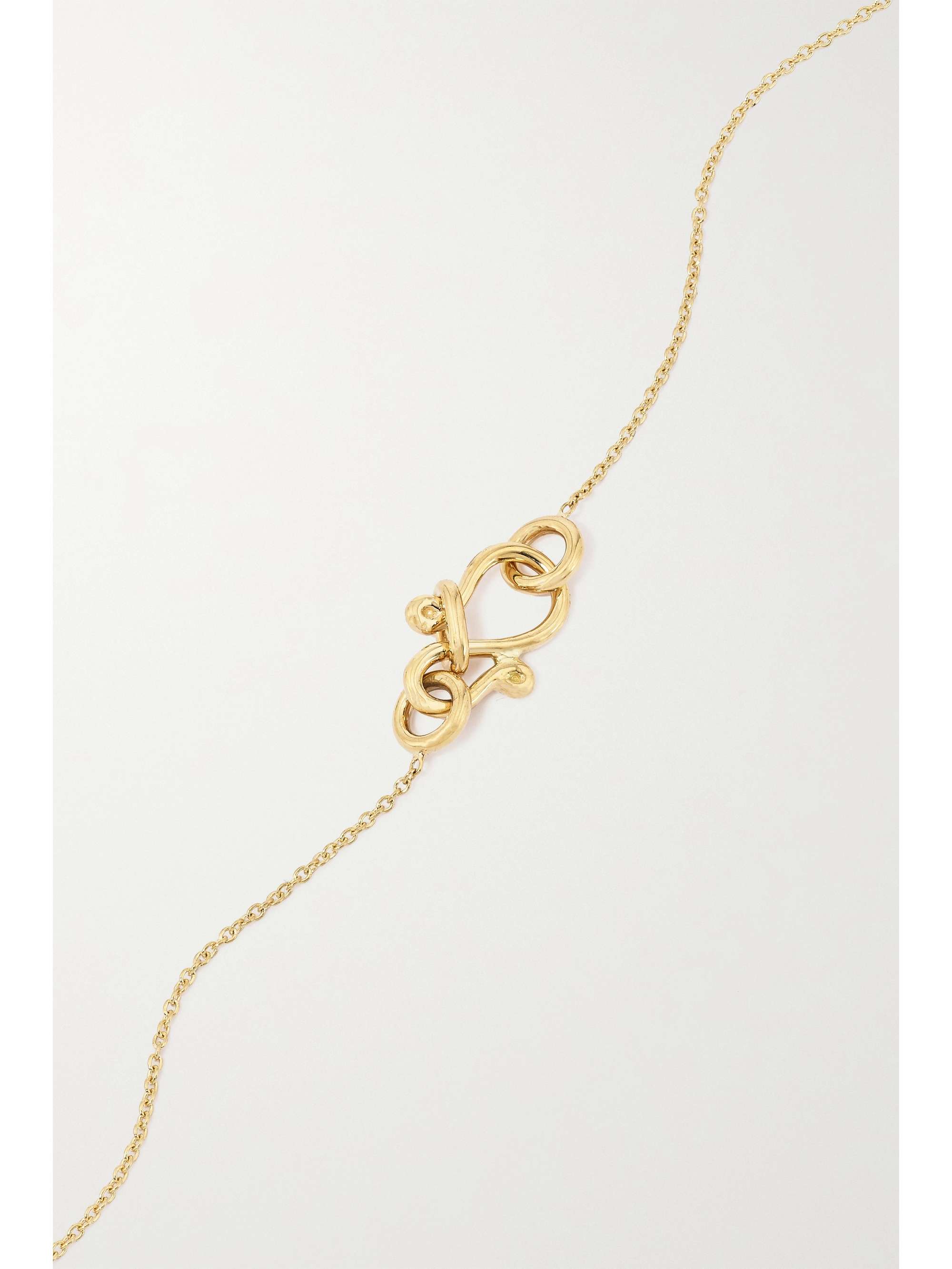 SOPHIE BILLE BRAHE Petite Paloma 18-karat gold diamond necklace