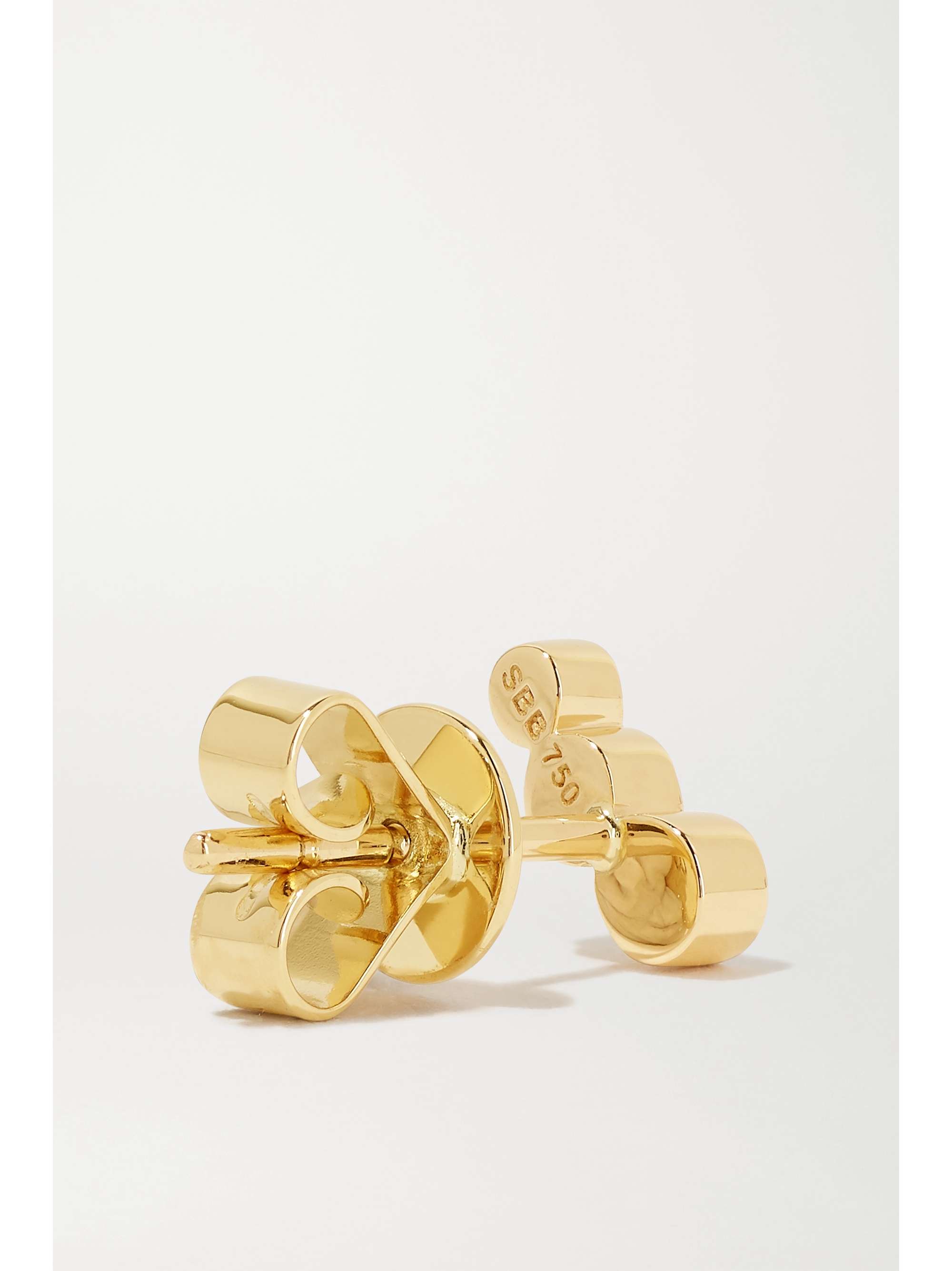SOPHIE BILLE BRAHE Croissant Trois 18-karat gold diamond single earring