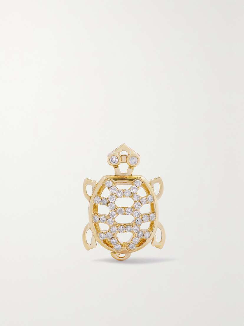 Yvonne Léon 9-karat Gold Diamond Single Earring
