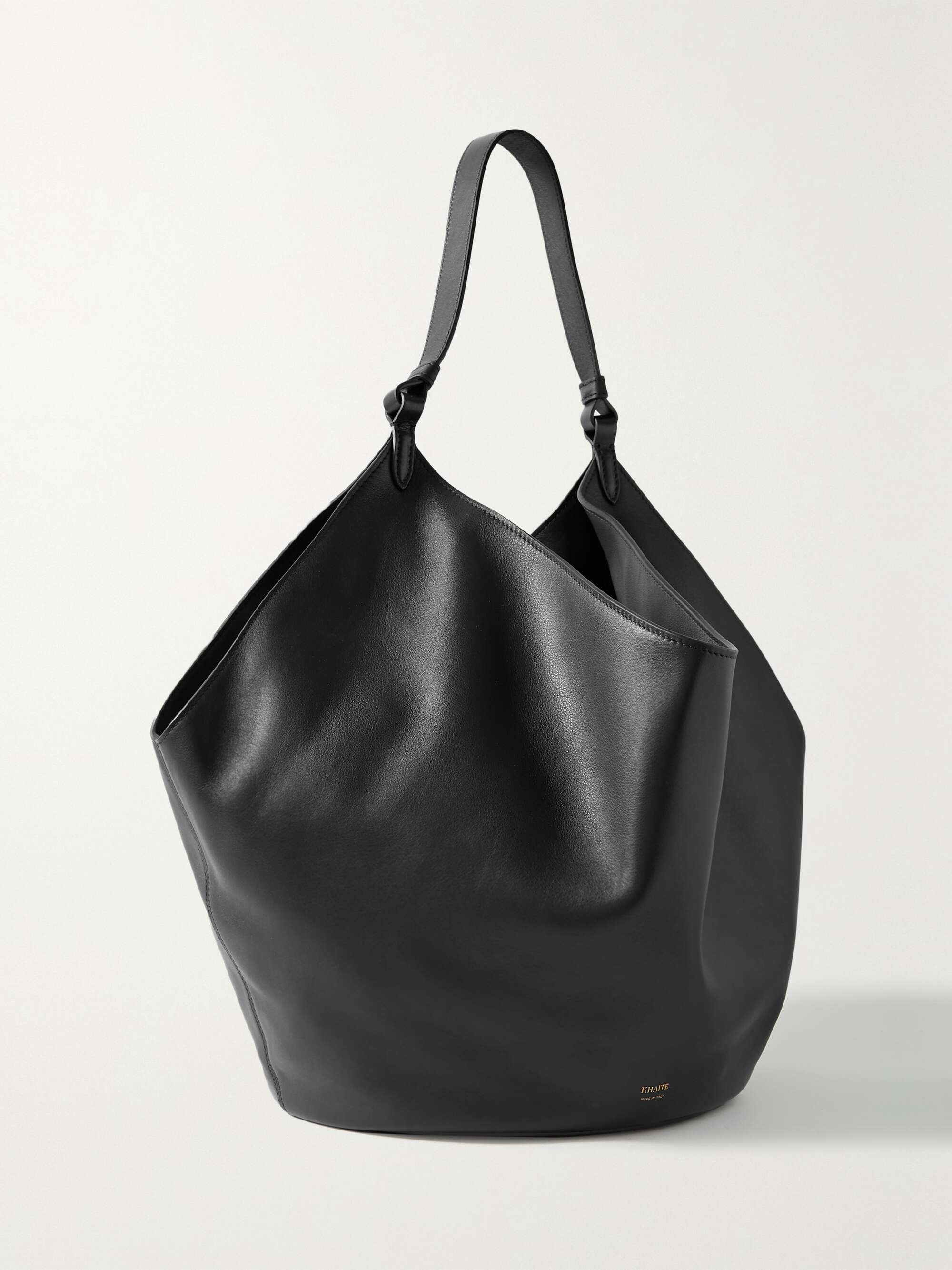 KHAITE Lotus medium leather tote | NET-A-PORTER