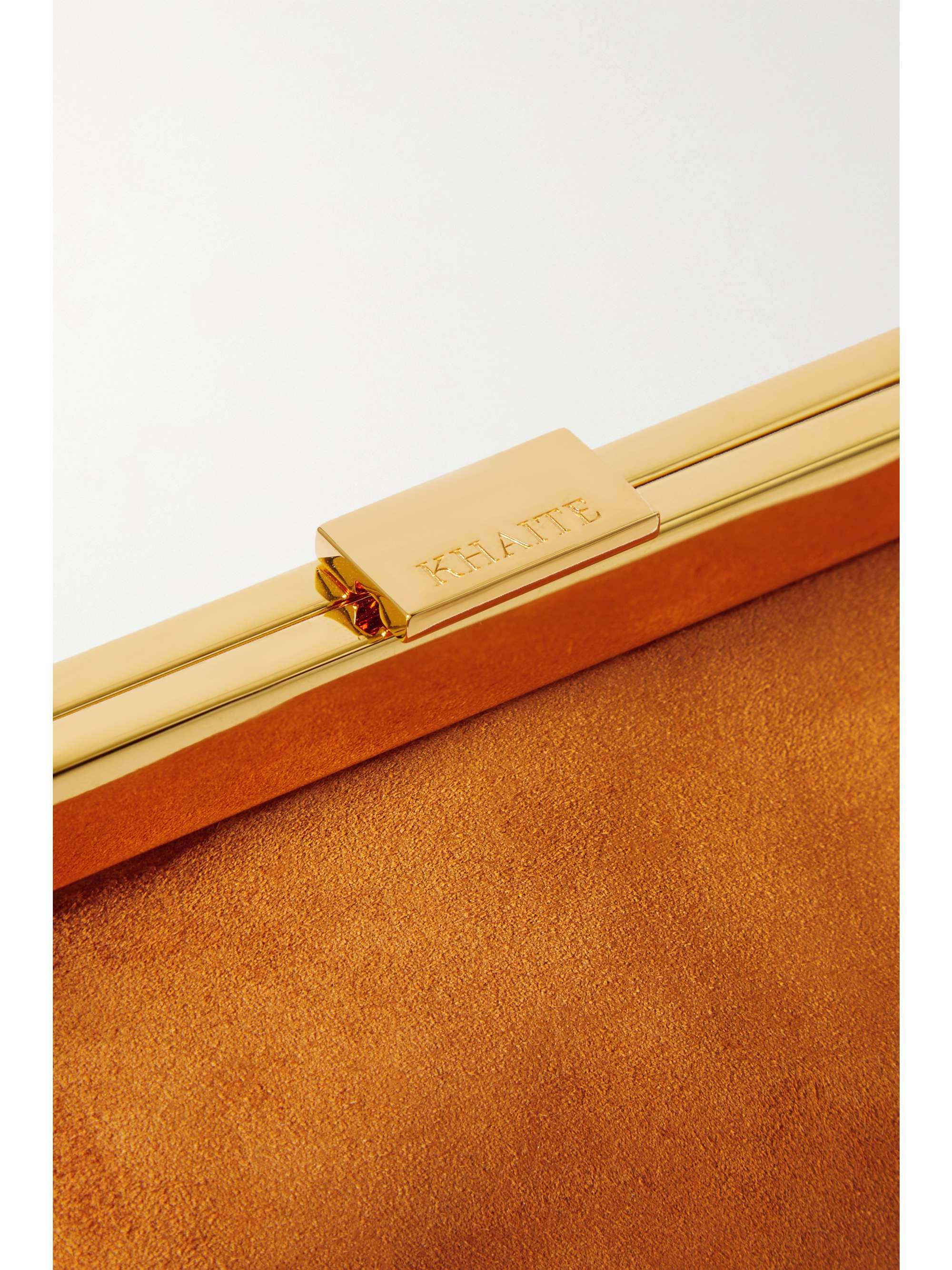 KHAITE Etta suede bucket bag