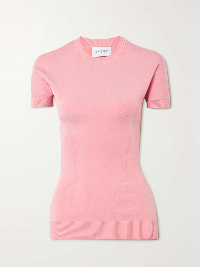 AZ Factory Mybody Stretch-knit Top