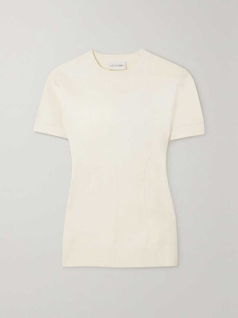 AZ Factory Mybody Stretch-knit Top