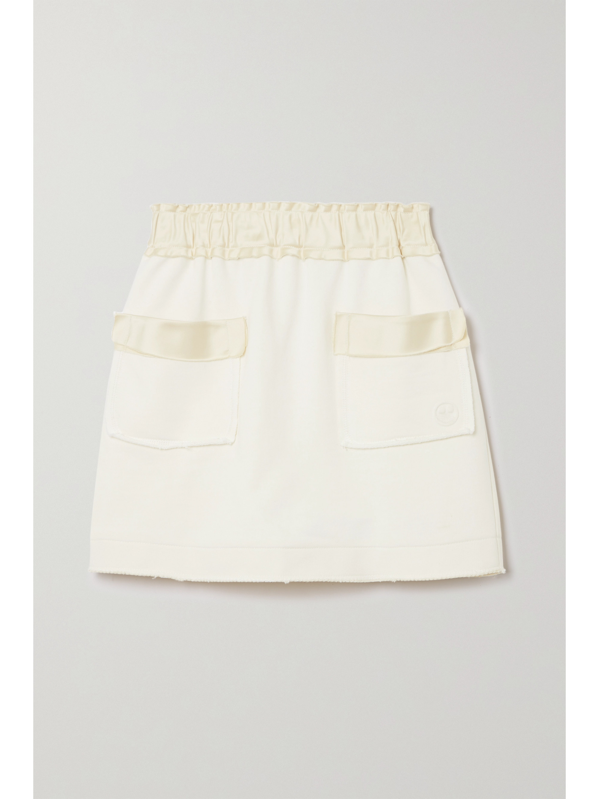 AZ Factory Free To organic cotton and SeaCell-blend mini skirt