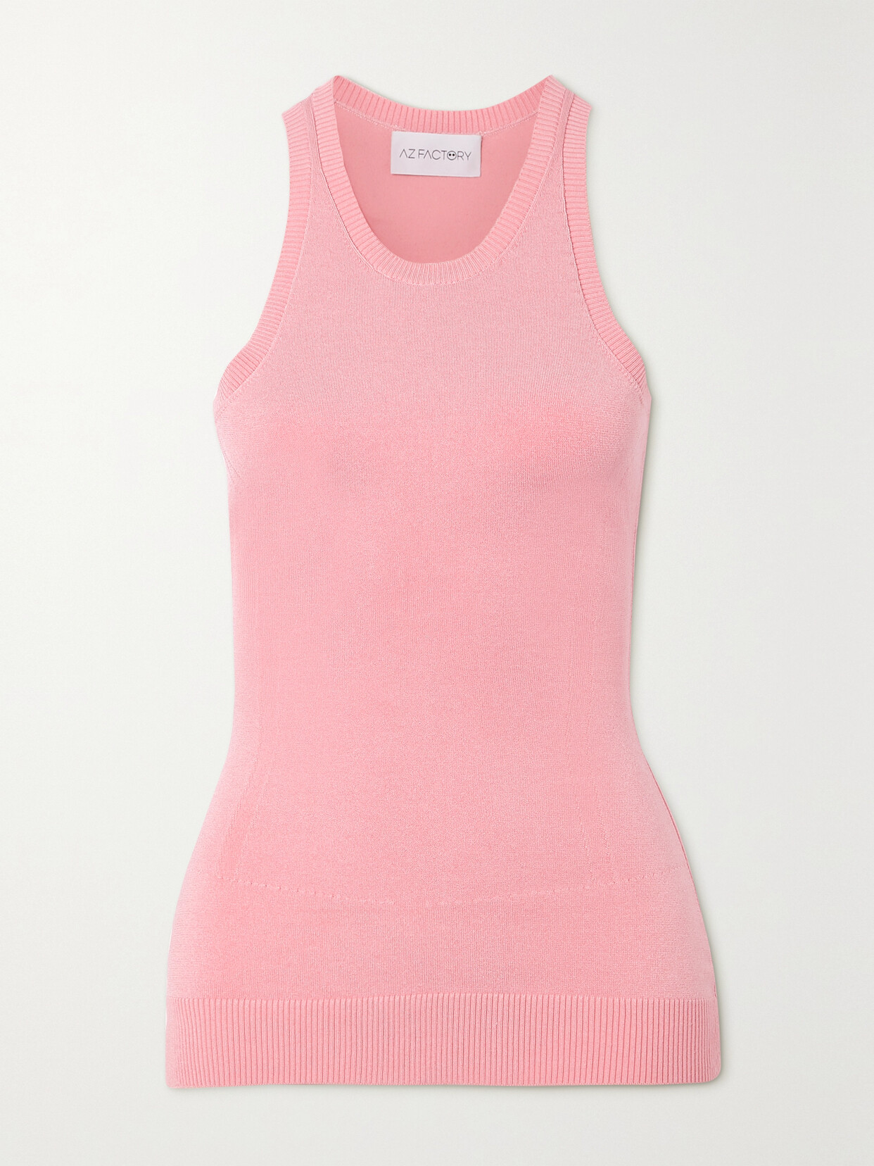 Shop Az Factory Mybody Stretch-knit Tank In Pink