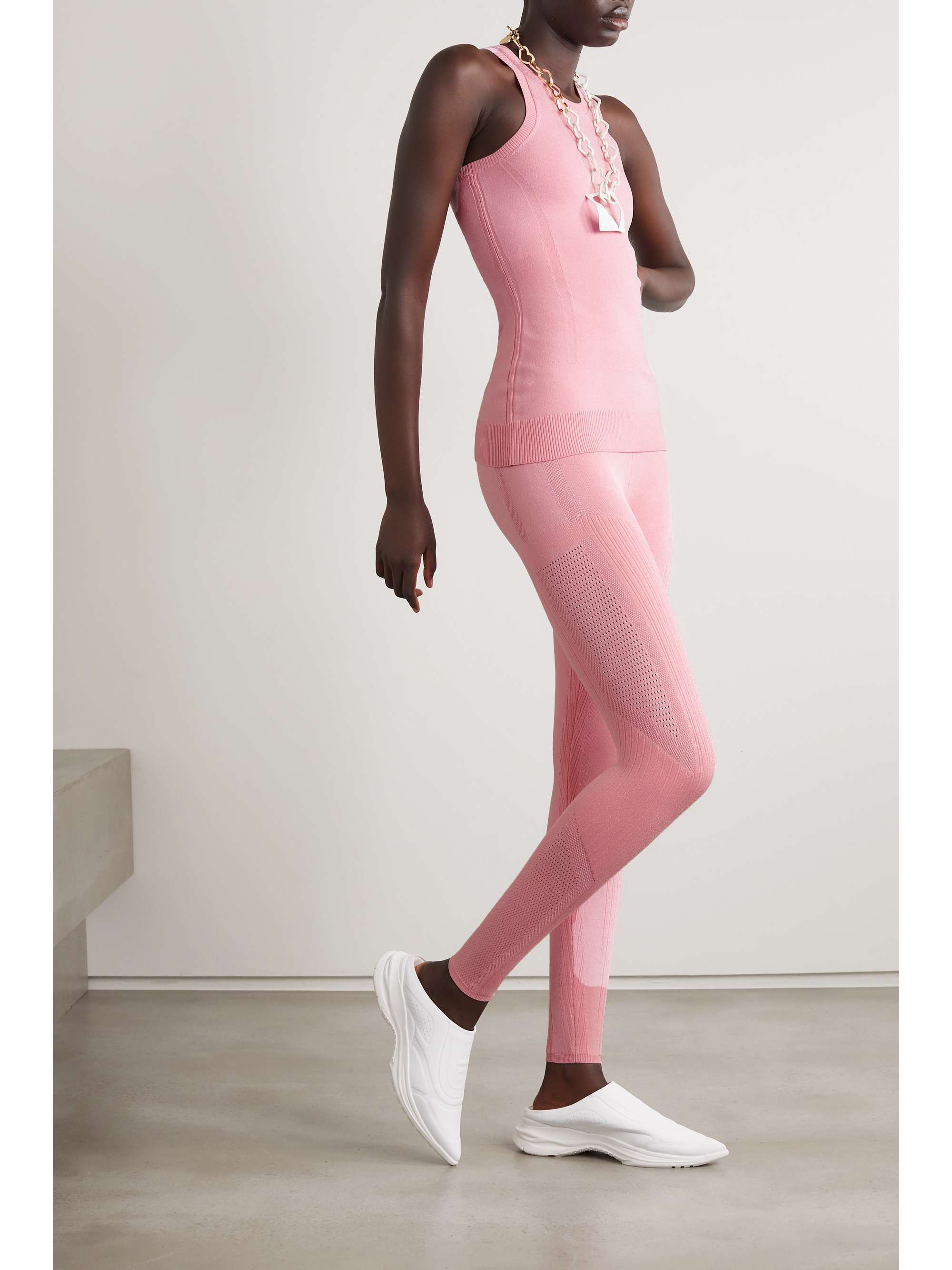 AZ FACTORY MyBody paneled stretch-knit leggings