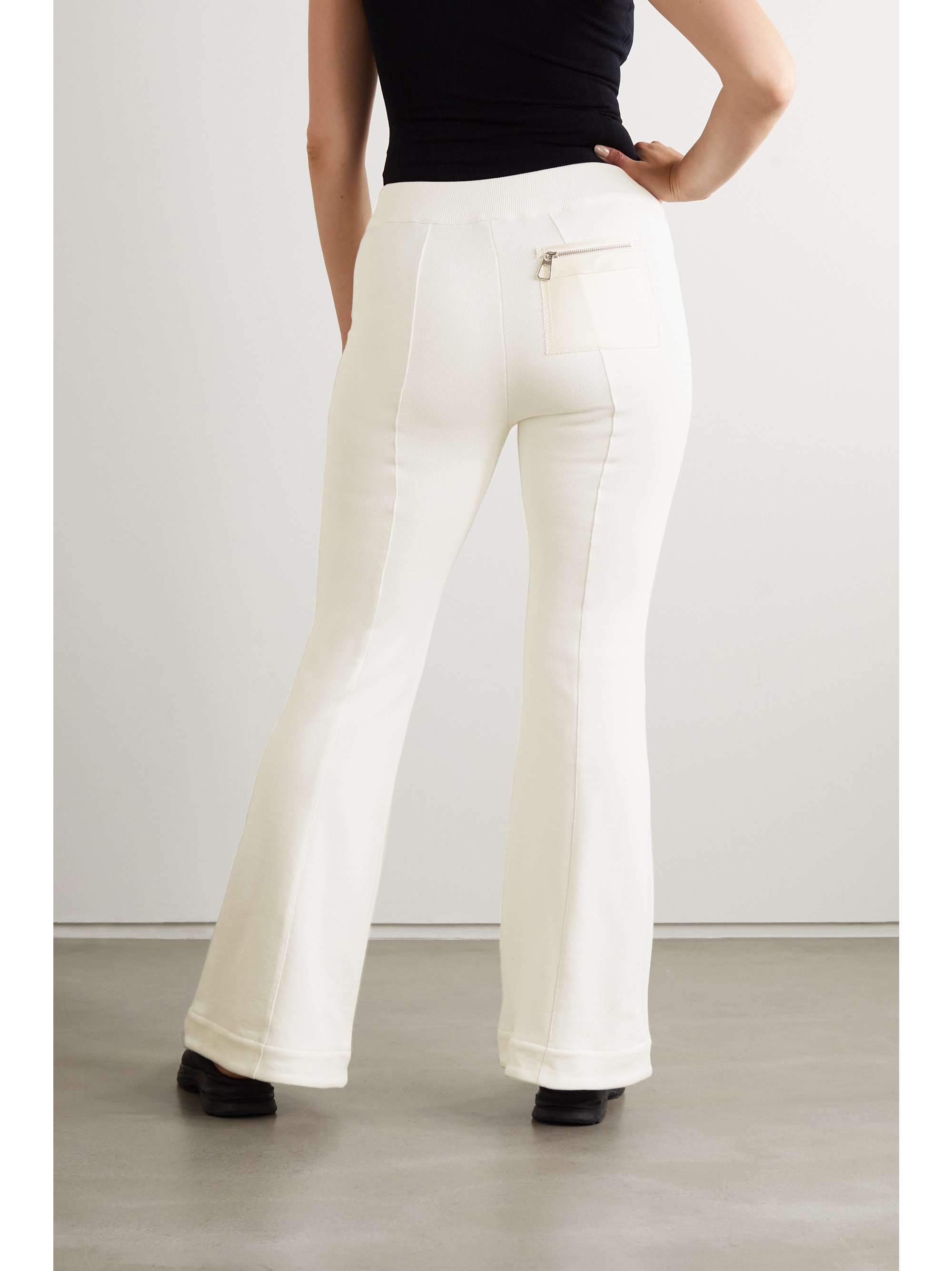 AZ FACTORY Free To organic cotton and SeaCell-blend flared pants