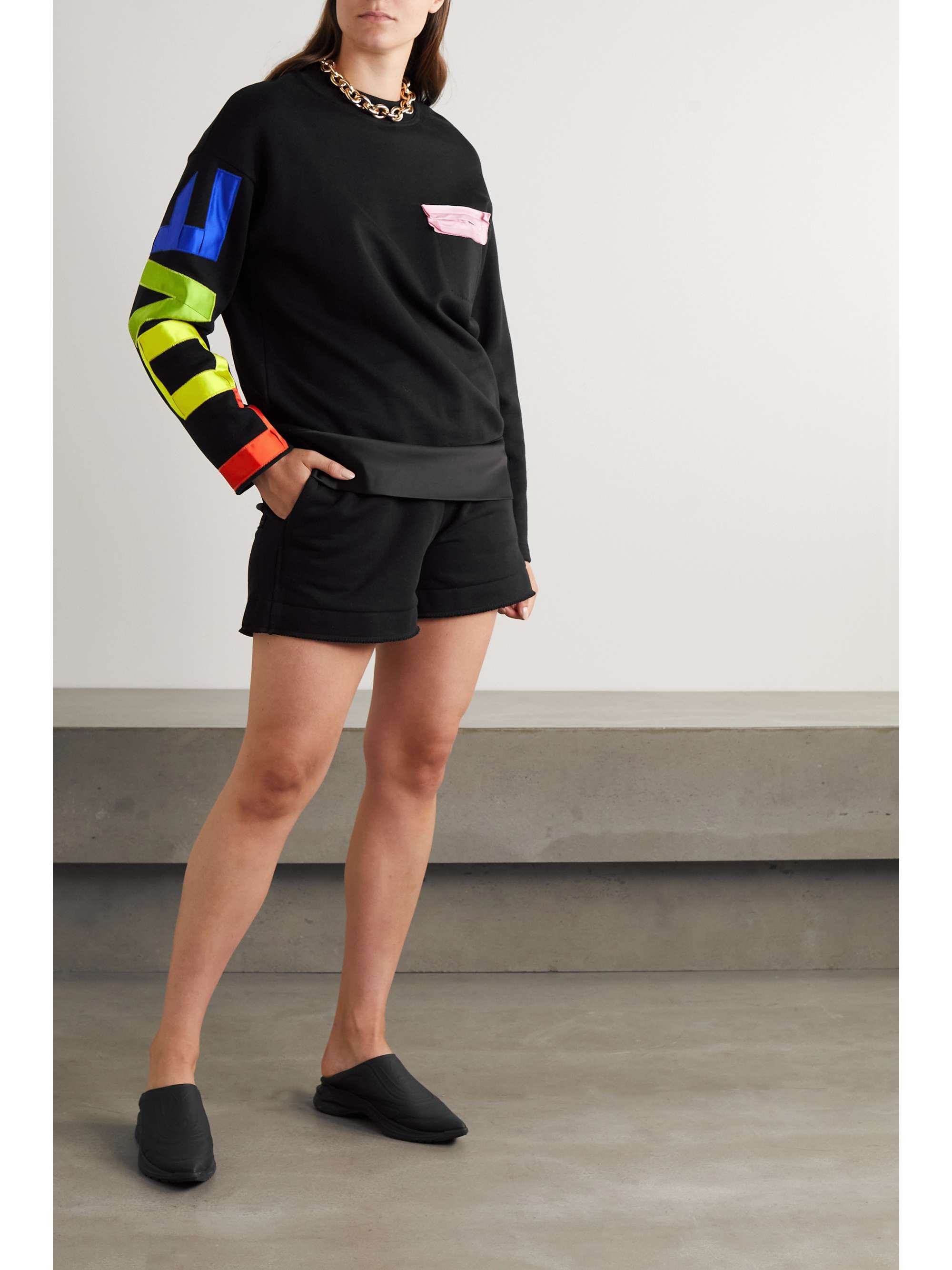 AZ FACTORY Free To Pullover aus einer Mischung aus Biobaumwolle und PYRATEX® SeaCell™ mit Intarsienmotiv