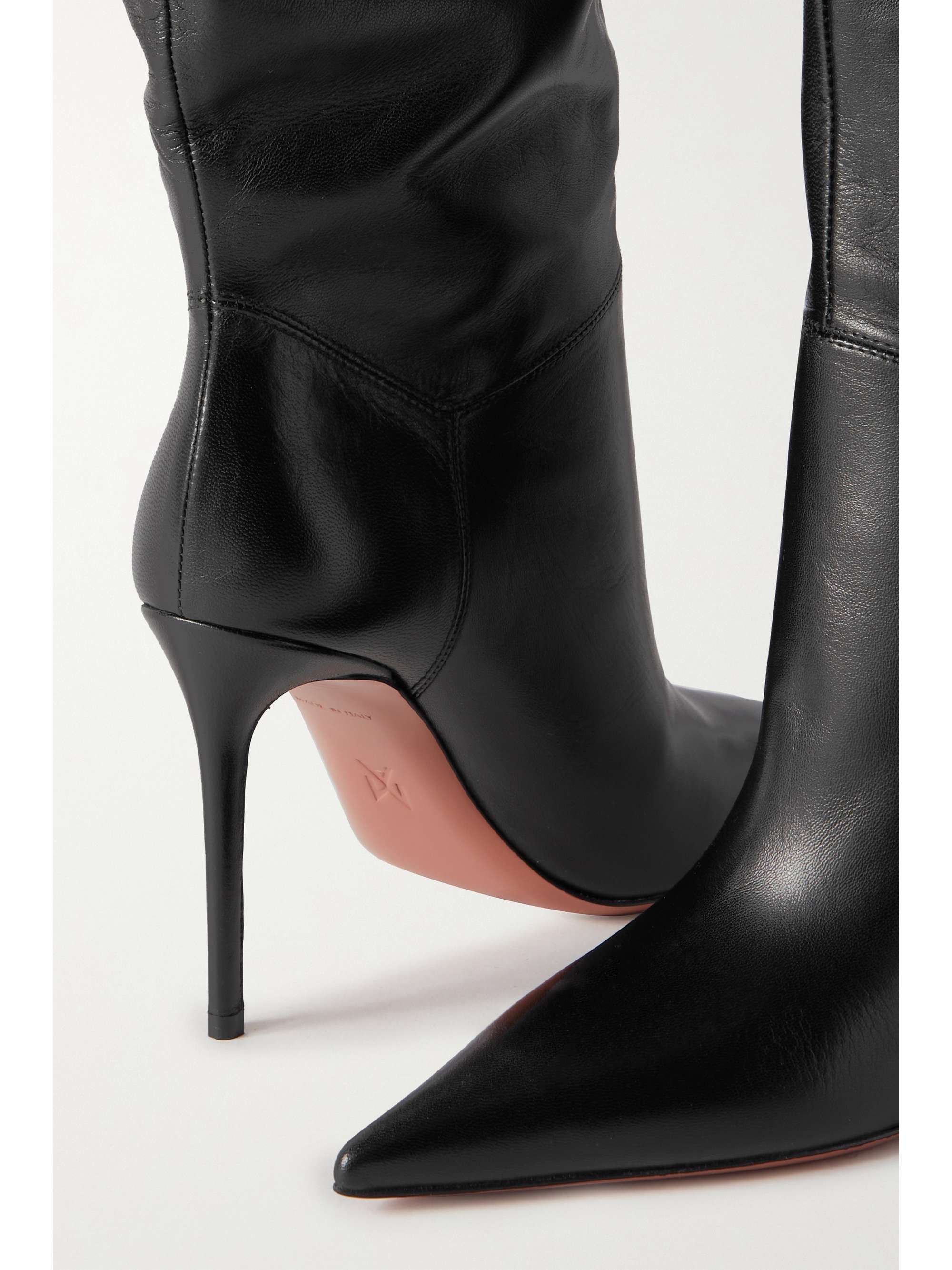 AMINA MUADDI Jahleel leather over-the-knee boots | NET-A-PORTER