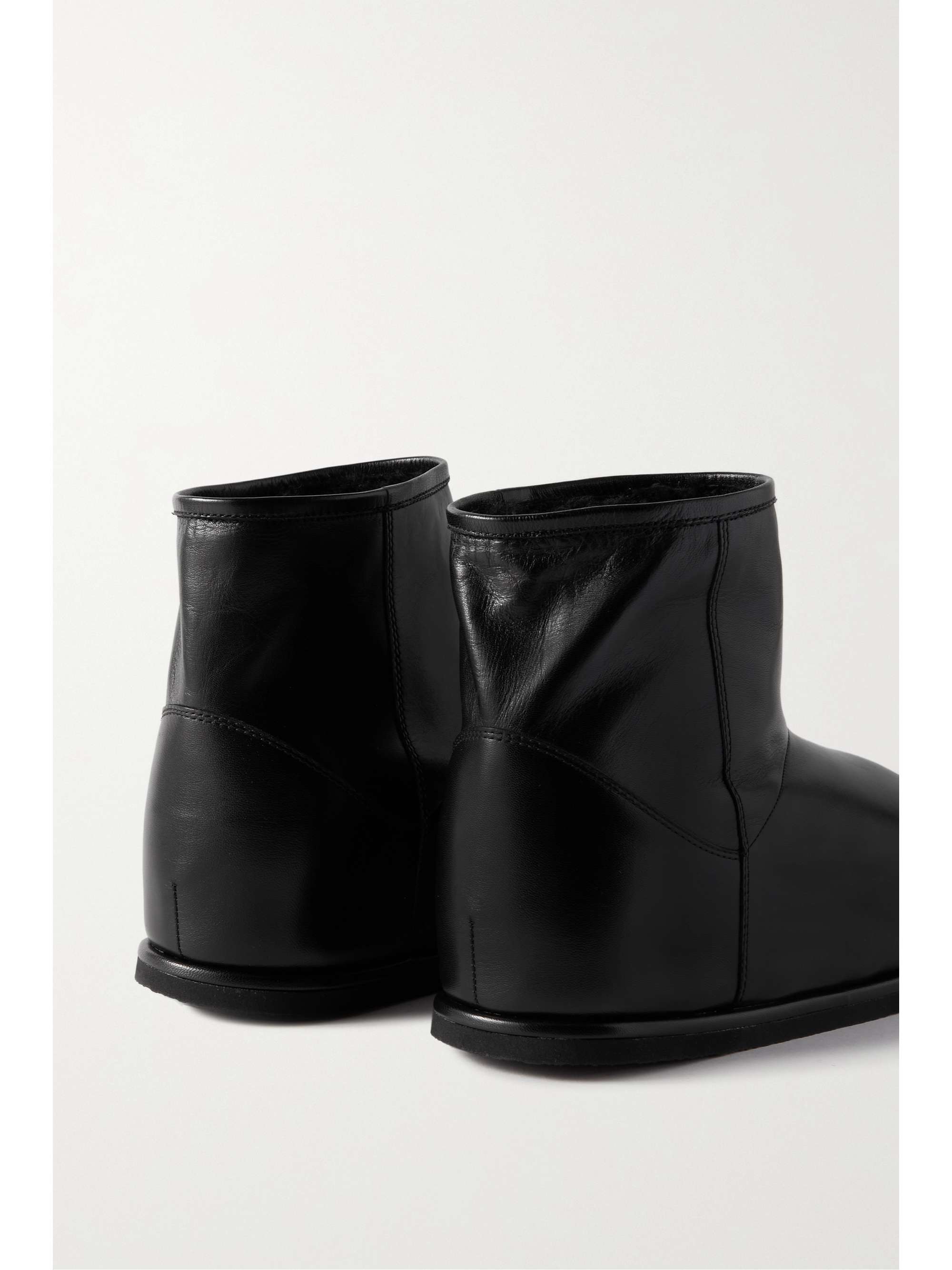 AMINA MUADDI Heidi shearling-lined suede boots