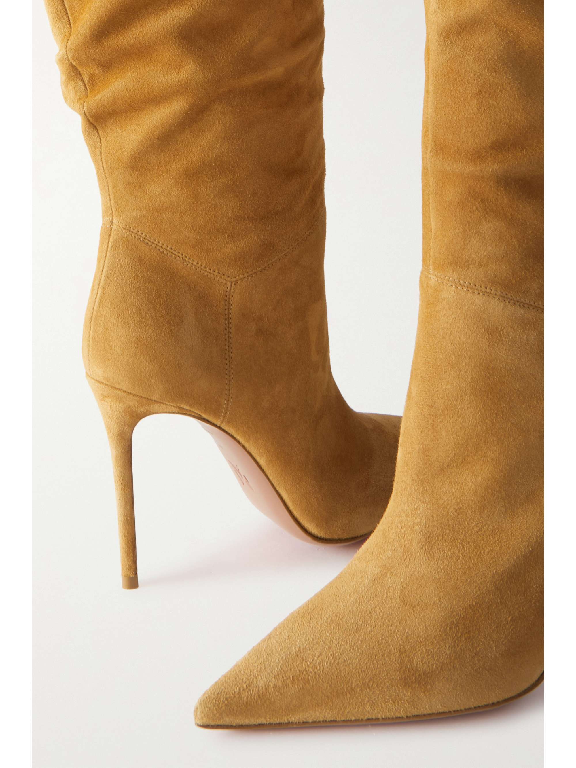 AMINA MUADDI Jahleel suede over-the-knee boots