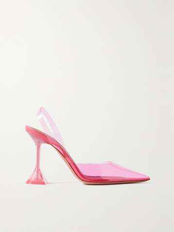 Holli Glass PVC and leather slingback pumps by Net-a-porter, available on net-a-porter.com for $770 Kendall Jenner Shoes SIMILAR PRODUCT