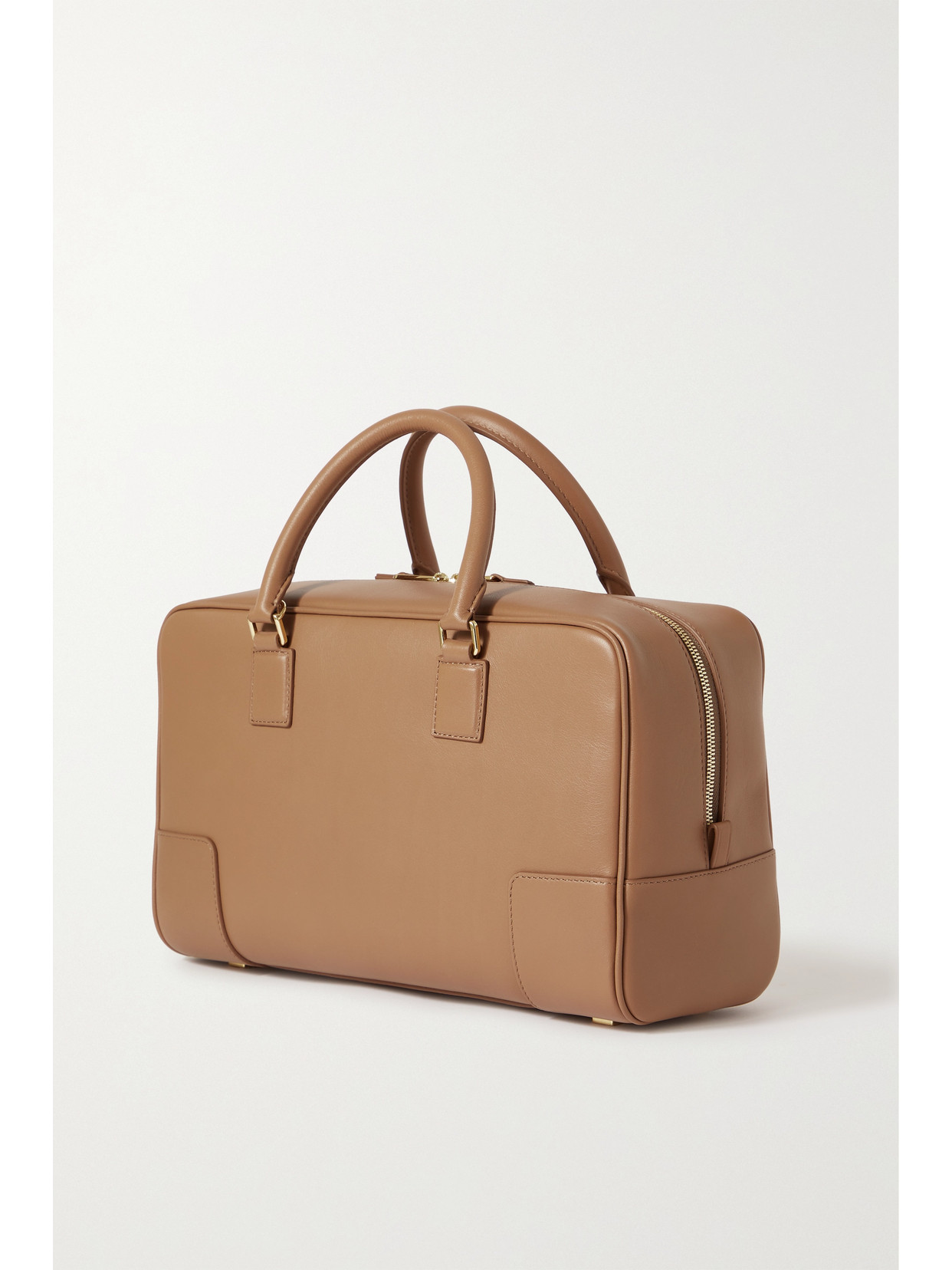 Shop Loewe Amazona 28 Medium Leather Tote In Neutrals