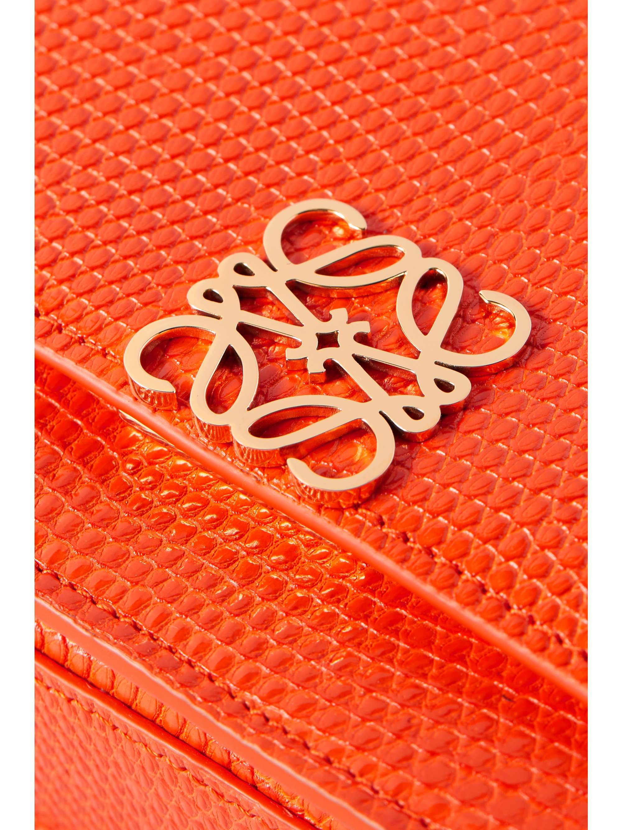 LOEWE Goya lizard shoulder bag