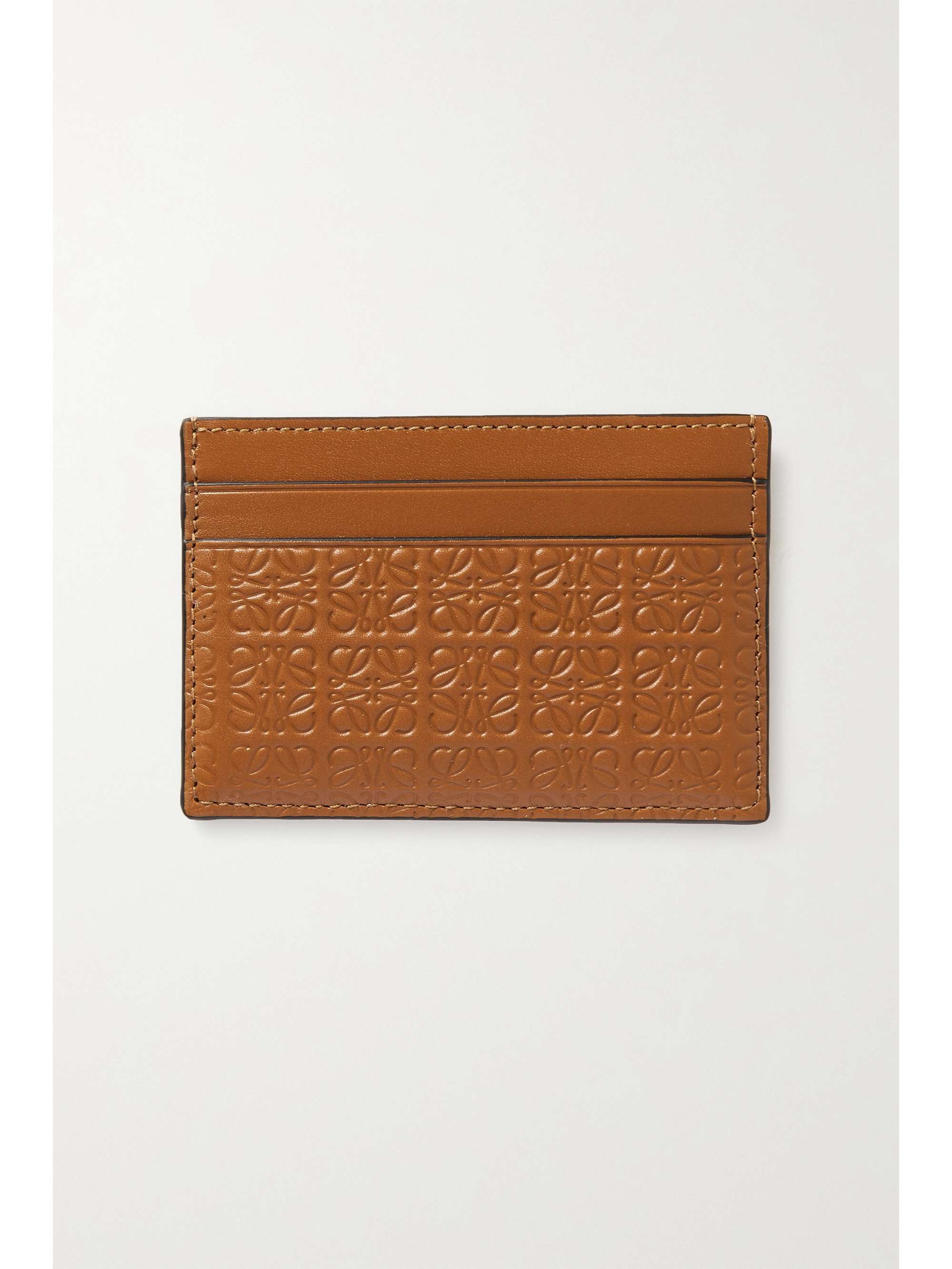 LOEWE Repeat 压花皮革卡夹