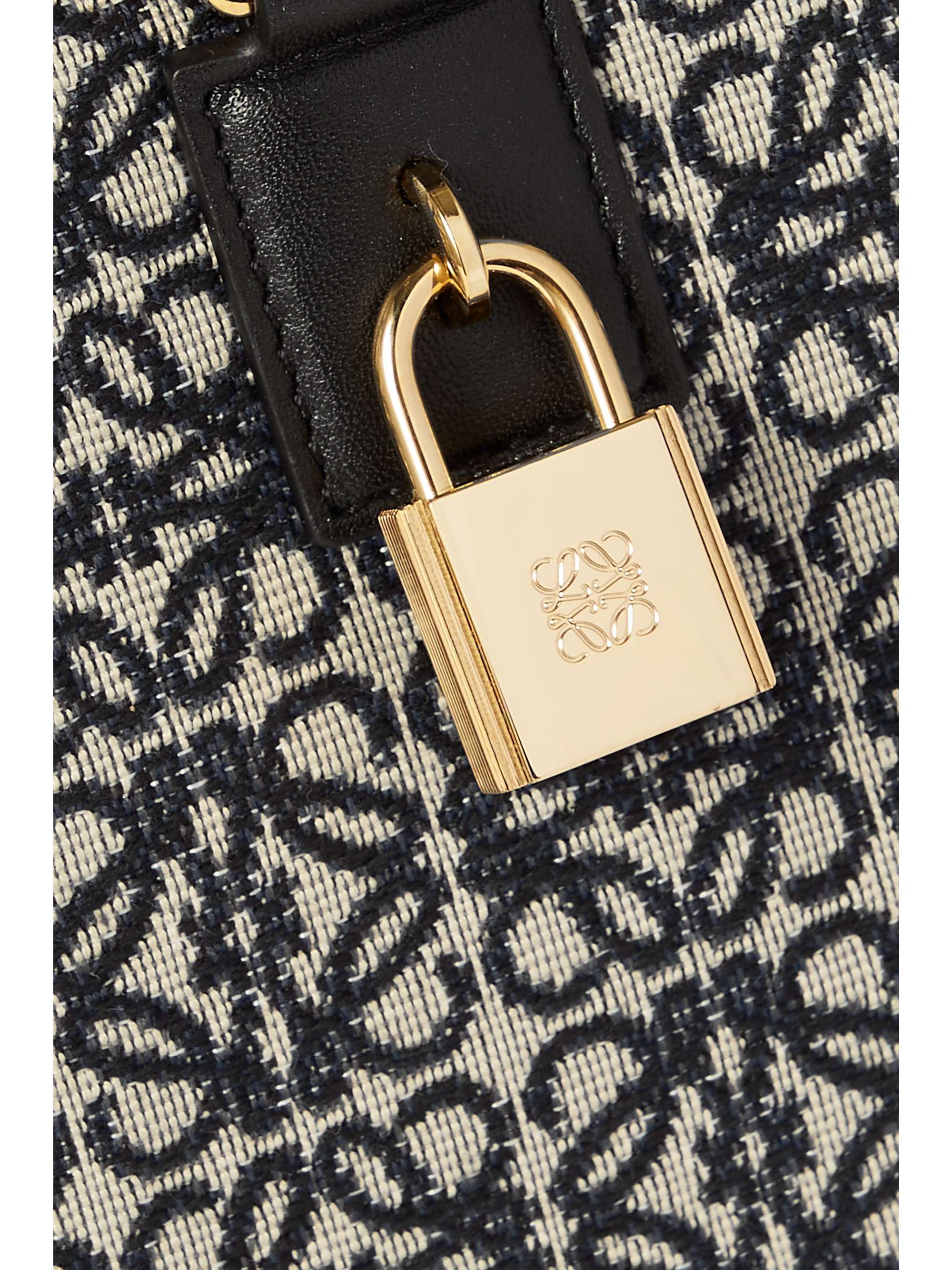 Amazona 28 medium jacquard and leather tote