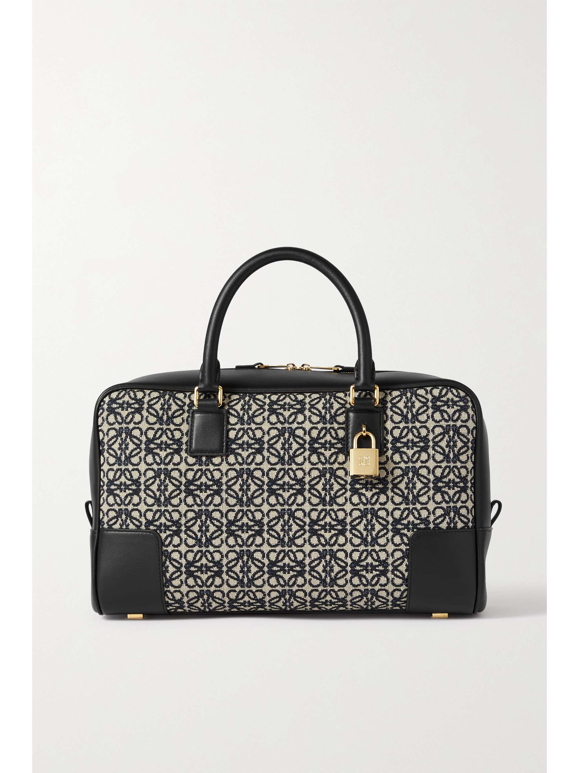 Amazona 28 medium jacquard and leather tote