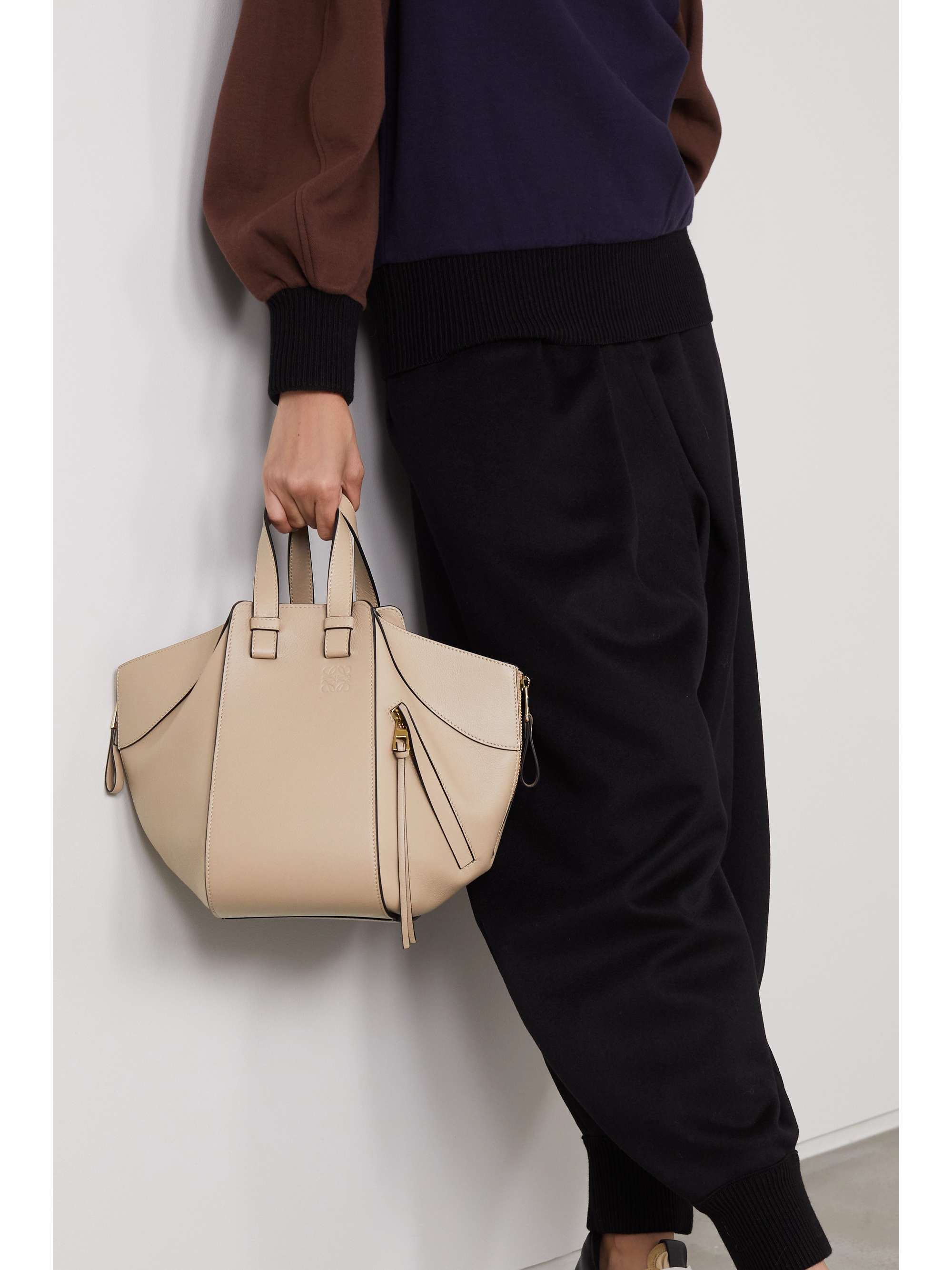 LOEWE Hammock small textured-leather shoulder bag