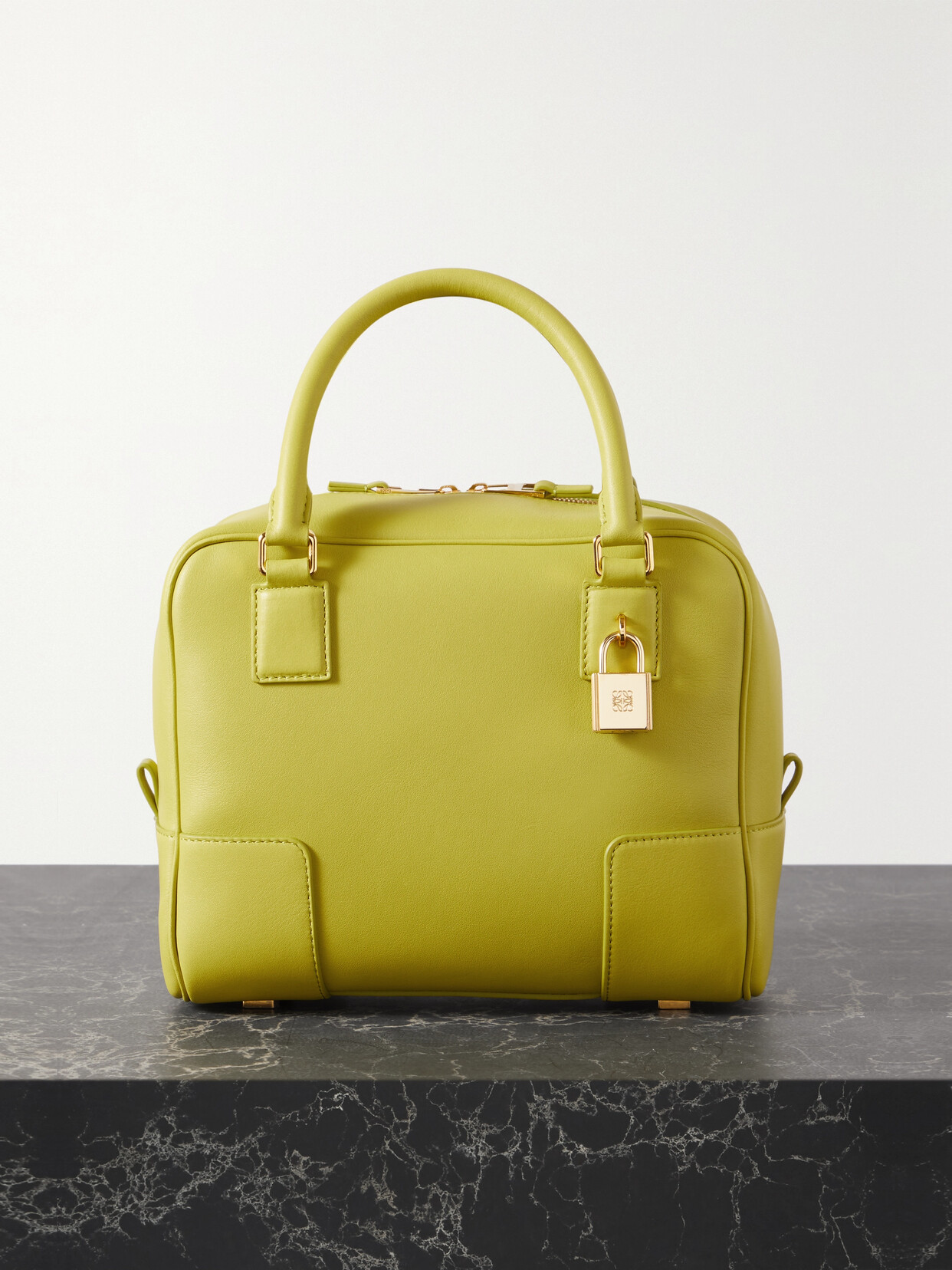 LOEWE AMAZONA 19 SMALL LEATHER TOTE