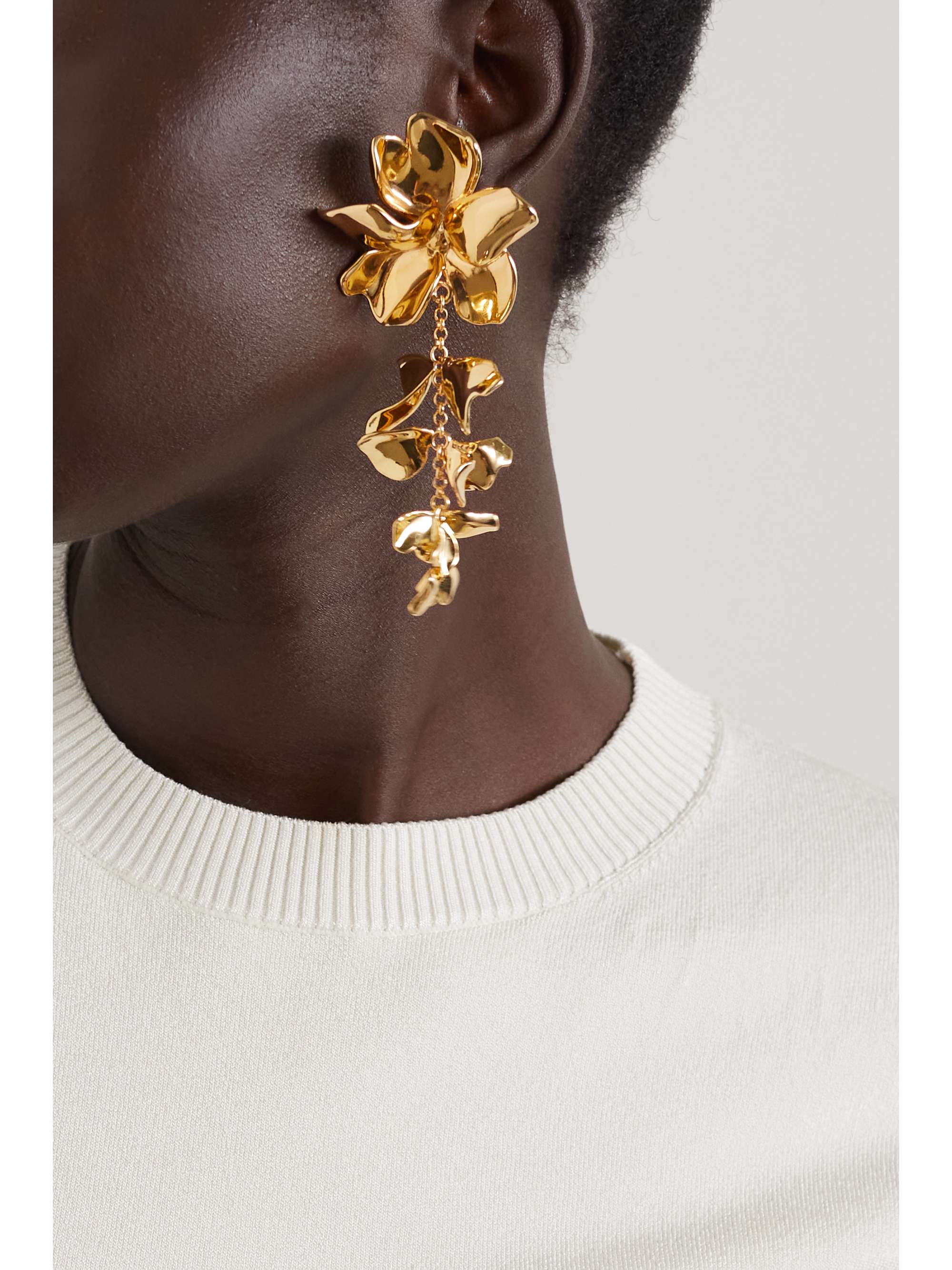 AZ FACTORY Wildflower coated earrings