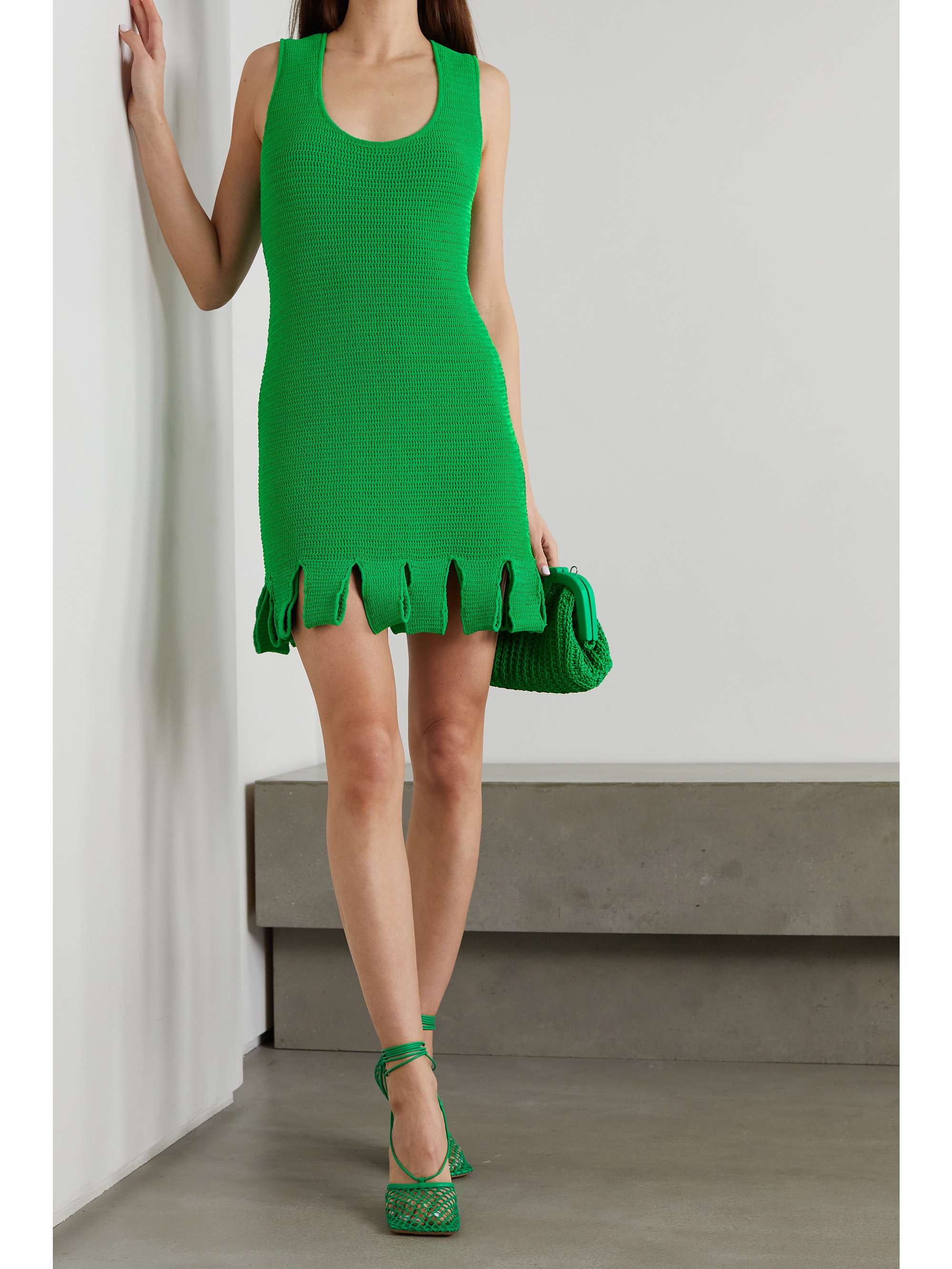 bottega veneta dress green