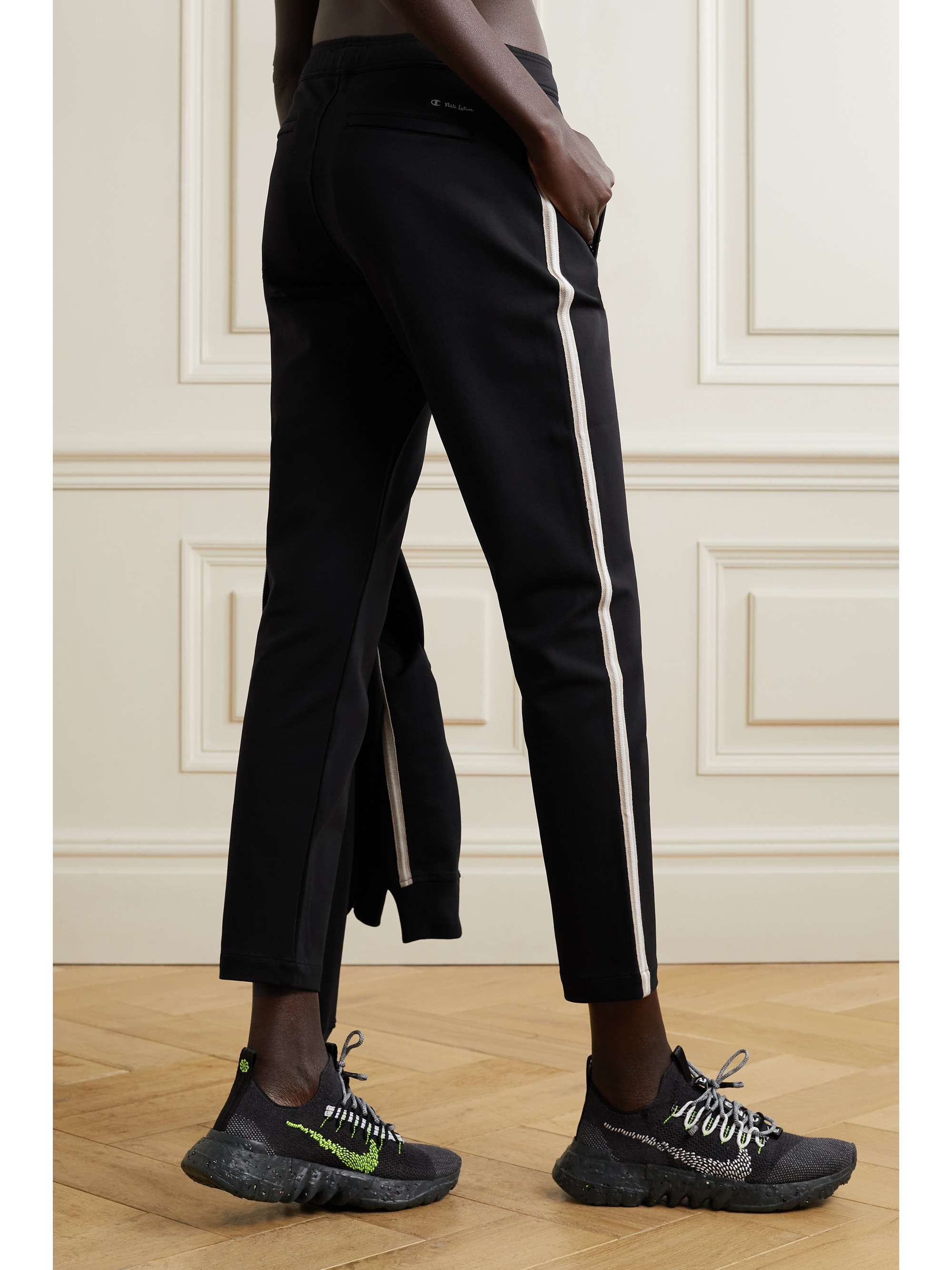 Champion appliquéd striped stretch 