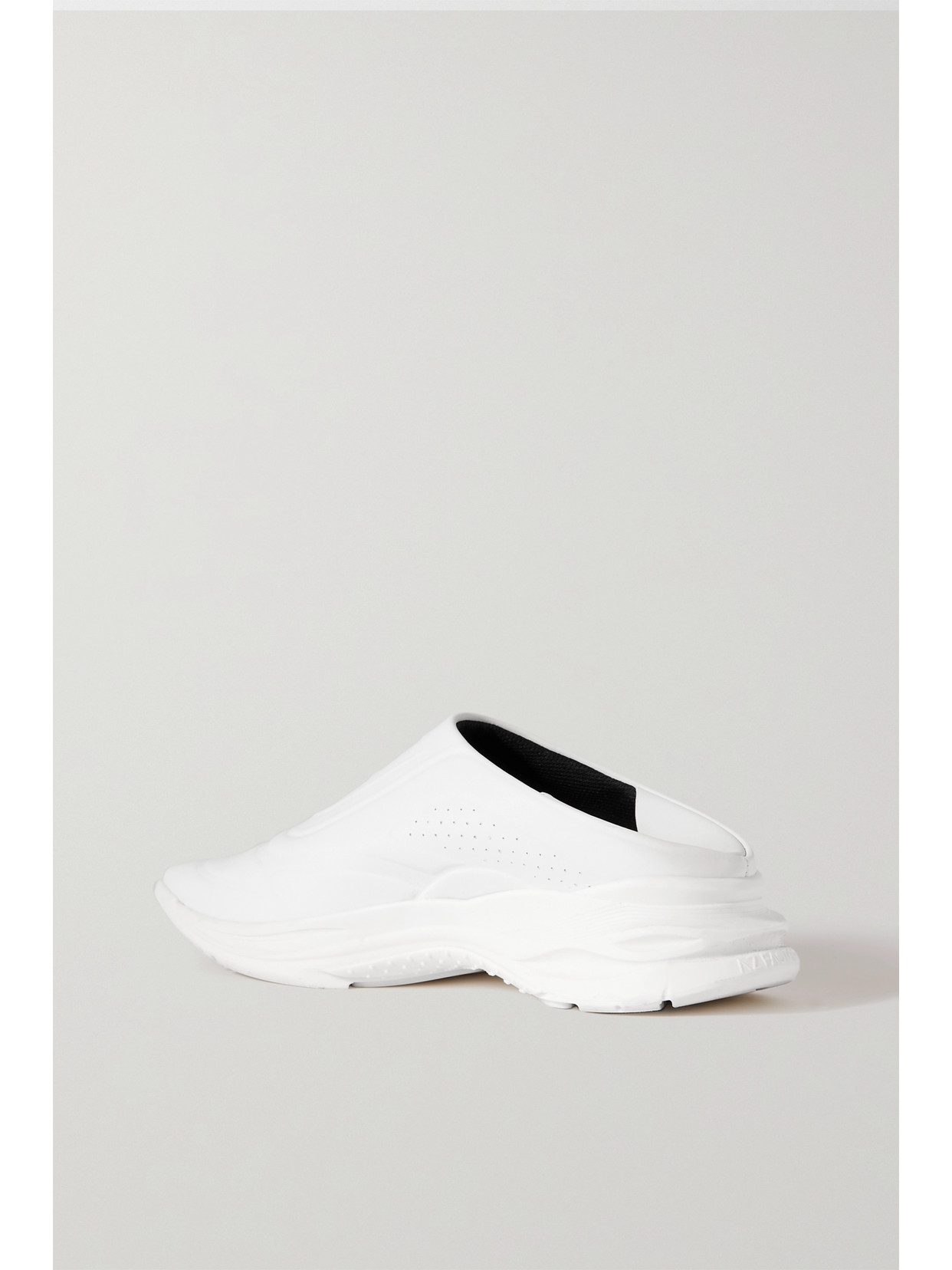 Collapsible-Heel Neoprene And Mesh Slip-On Sneakers