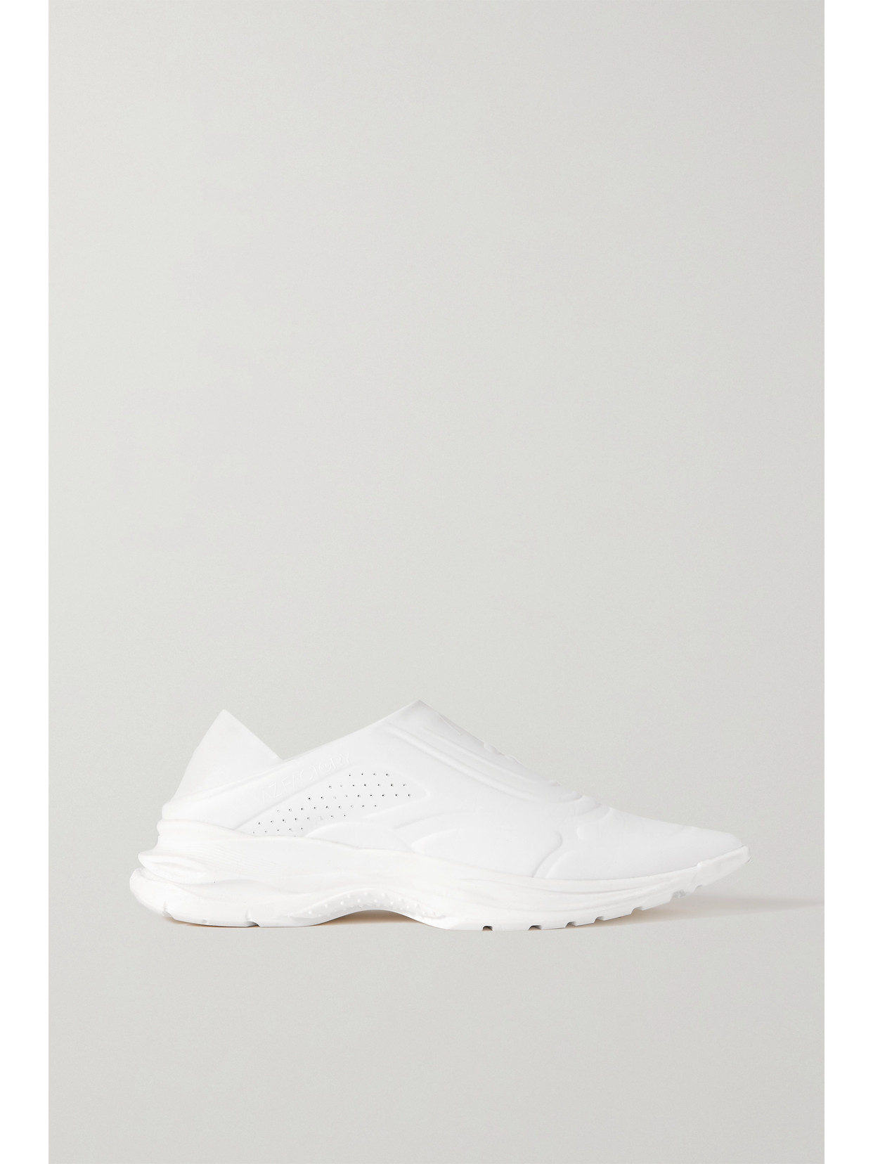 Collapsible-Heel Neoprene And Mesh Slip-On Sneakers
