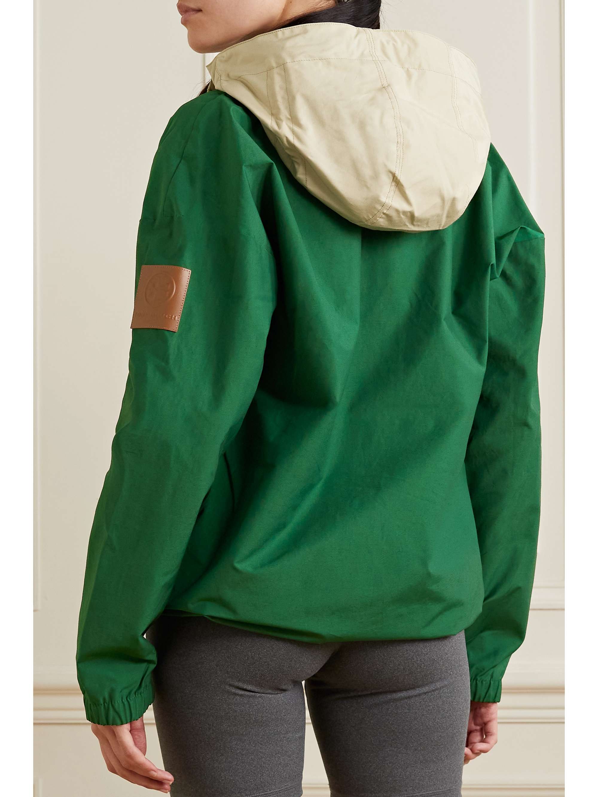 TORY SPORT Hooded cotton-blend jacket | NET-A-PORTER