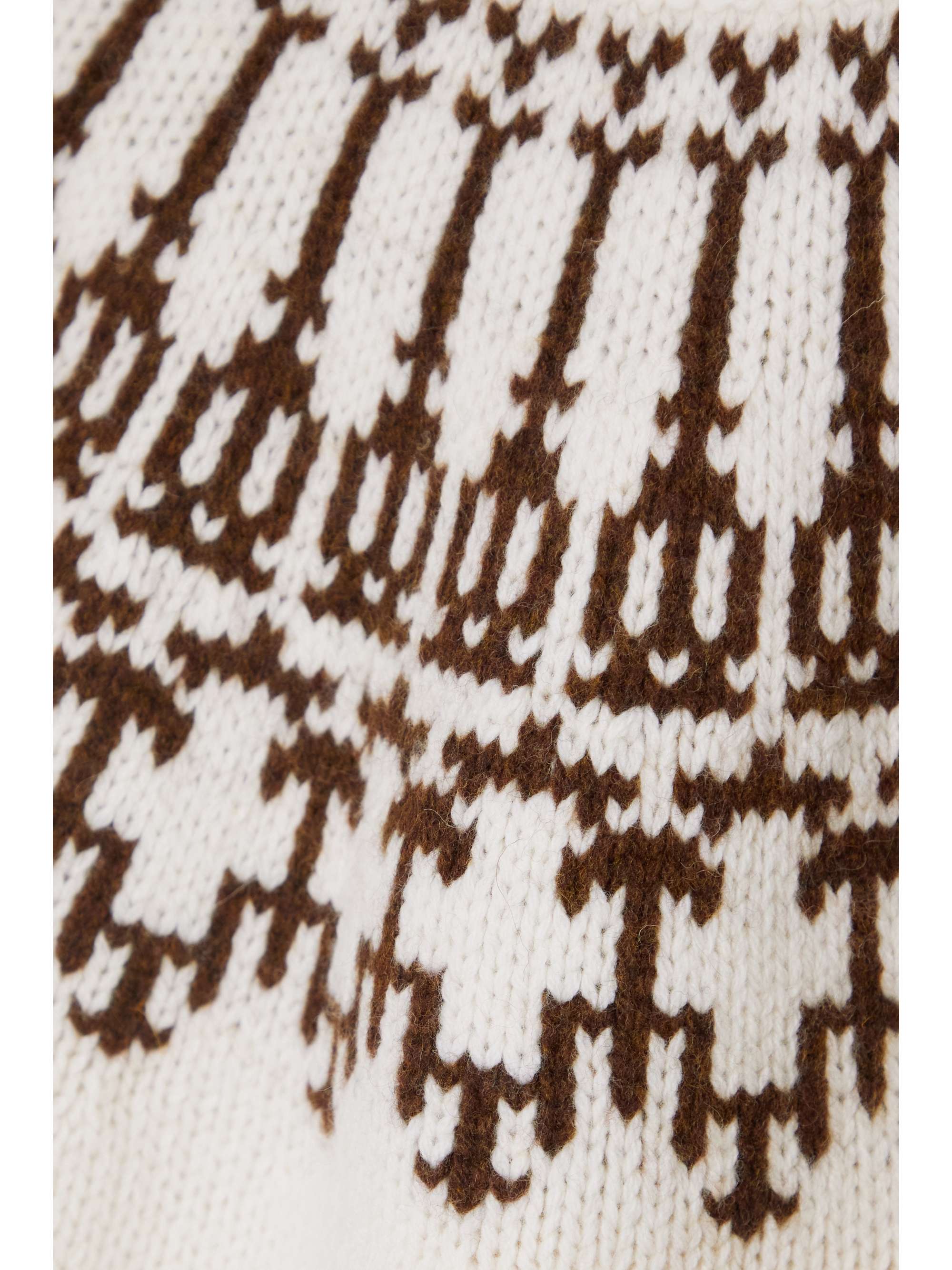 TORY SPORT Fair Isle merino wool turtleneck sweater